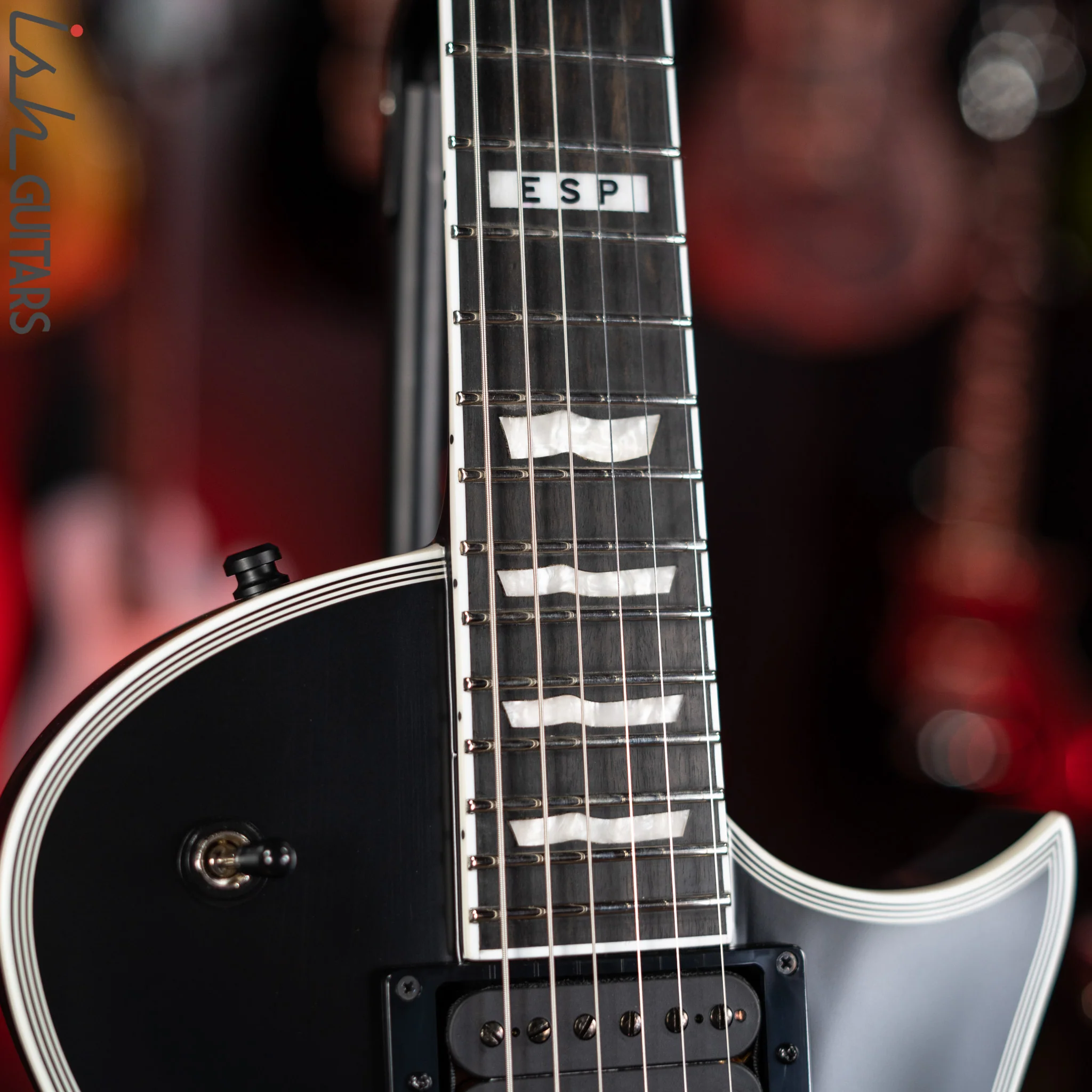 ESP E-II Eclipse Evertune Black Satin Demo - Image 5