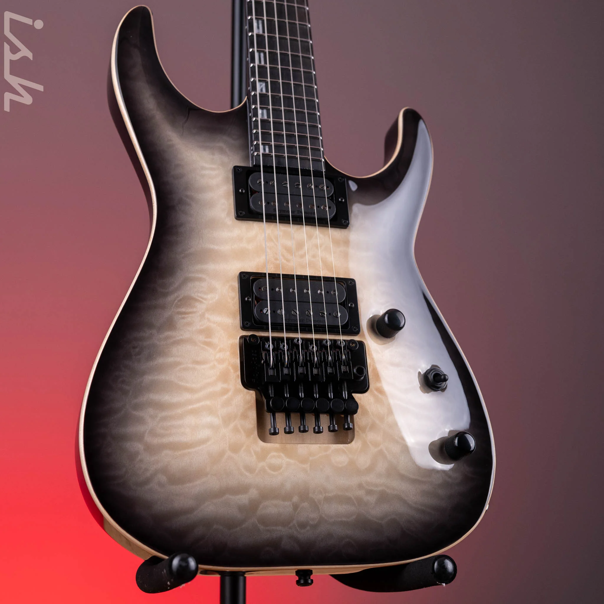 ESP E-II Horizon FR Electric Guitar Transparent Black Sunburst B-Stock