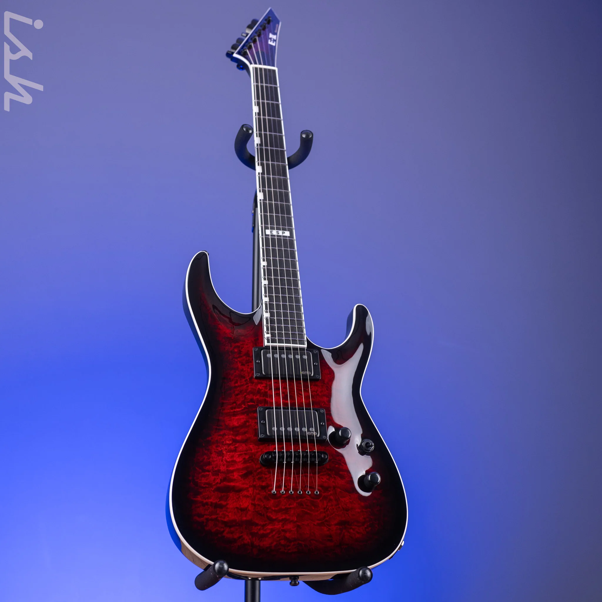 ESP E-II Horizon NT-II Electric Guitar See-Thru-Black Cherry Sunburst - Image 2