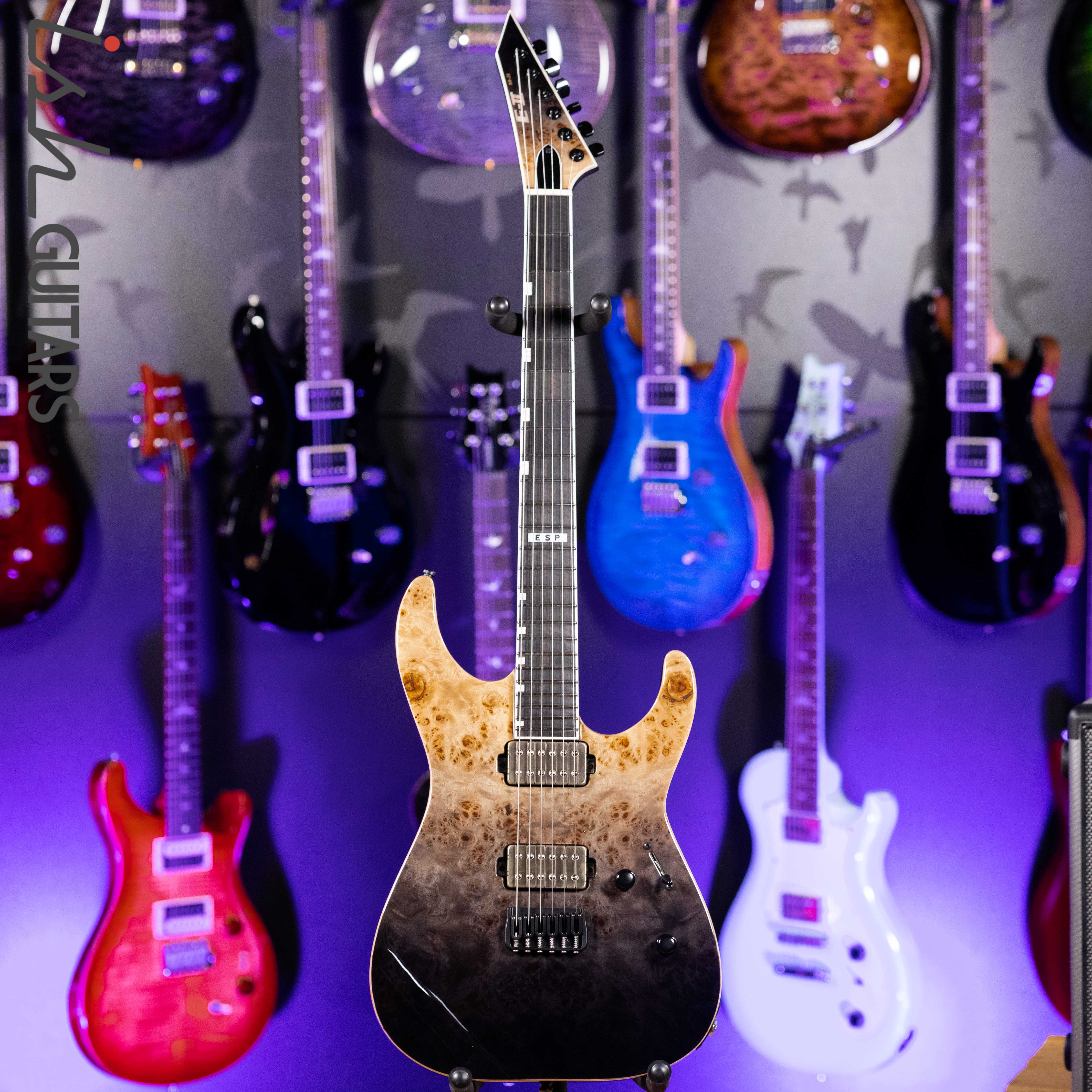 ESP E-II M-II NT Black Natural Fade Gloss Demo - Image 2