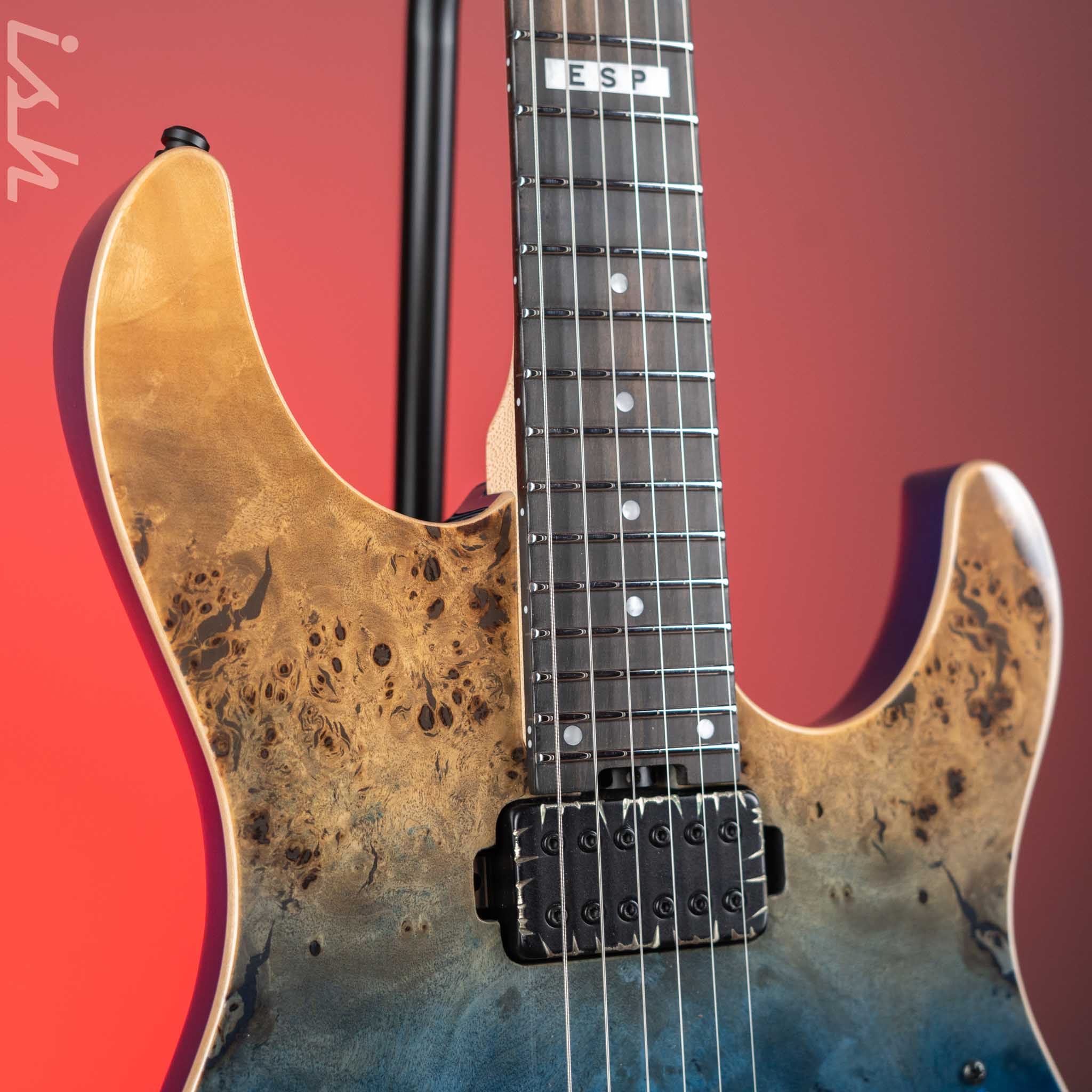 ESP E-II SN-II Blue Natural Fade Demo - Image 3