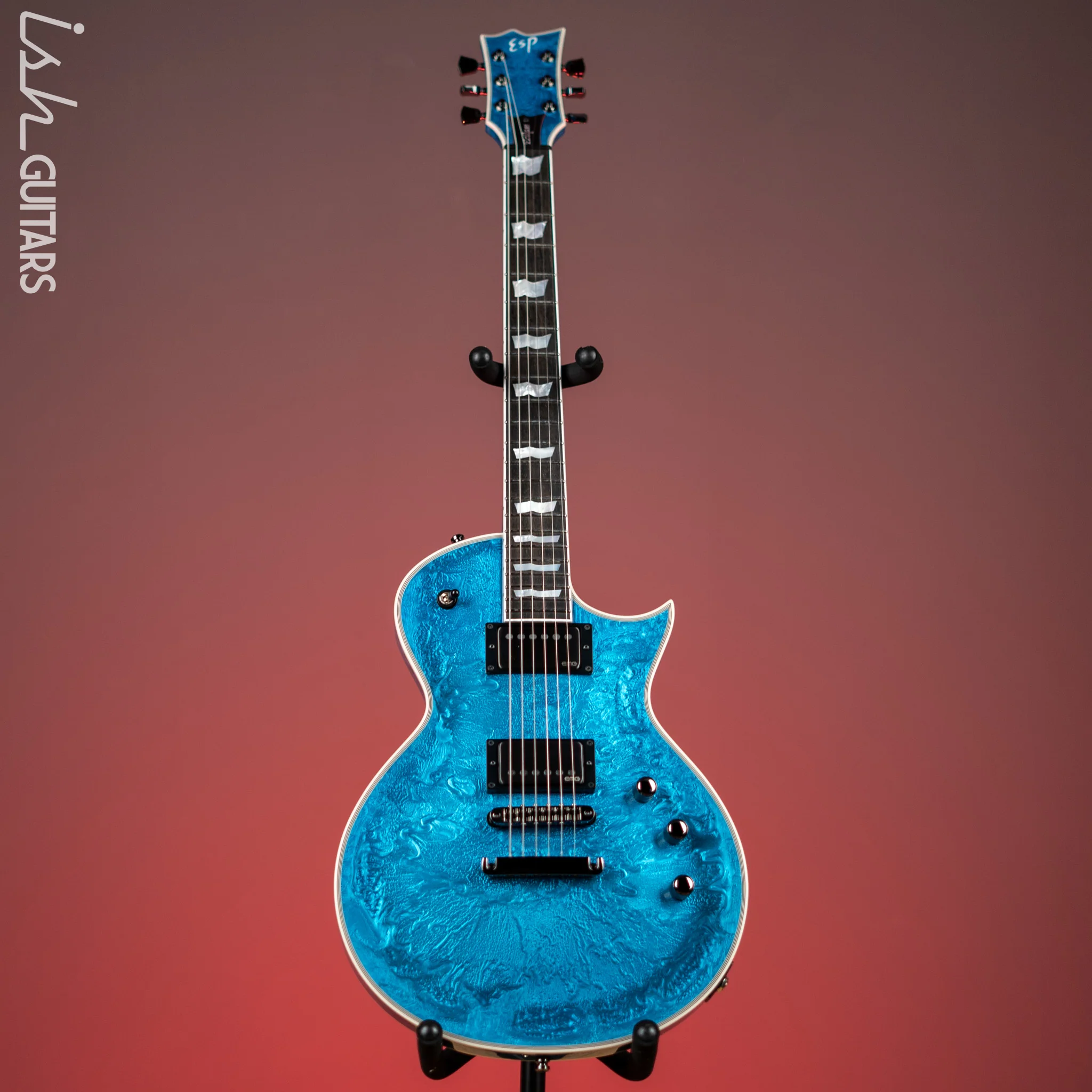 ESP Eclipse Custom Blue Liquid Metal - Image 2
