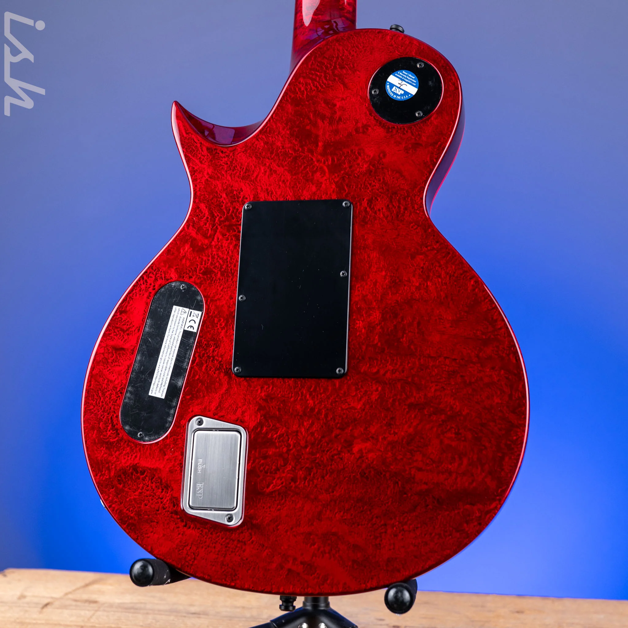 ESP Gary Holt Signature EC Electric Guitar Liquid Metal Lava Demo - Image 7