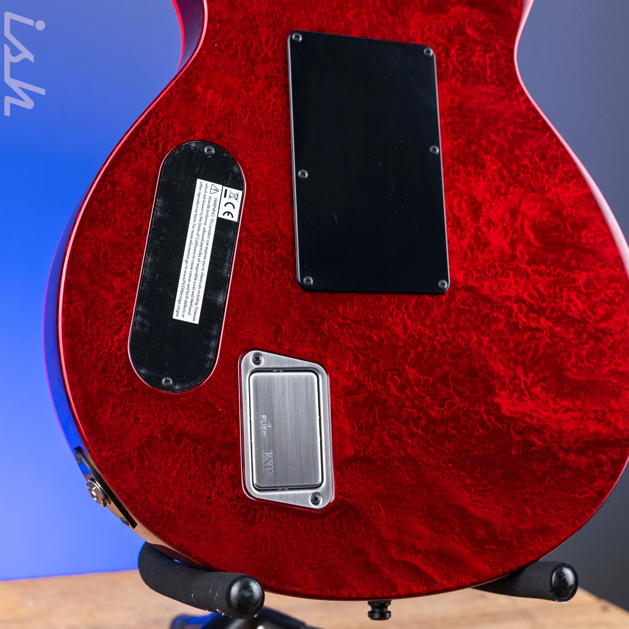 ESP Gary Holt Signature EC Electric Guitar Liquid Metal Lava Demo - Image 9