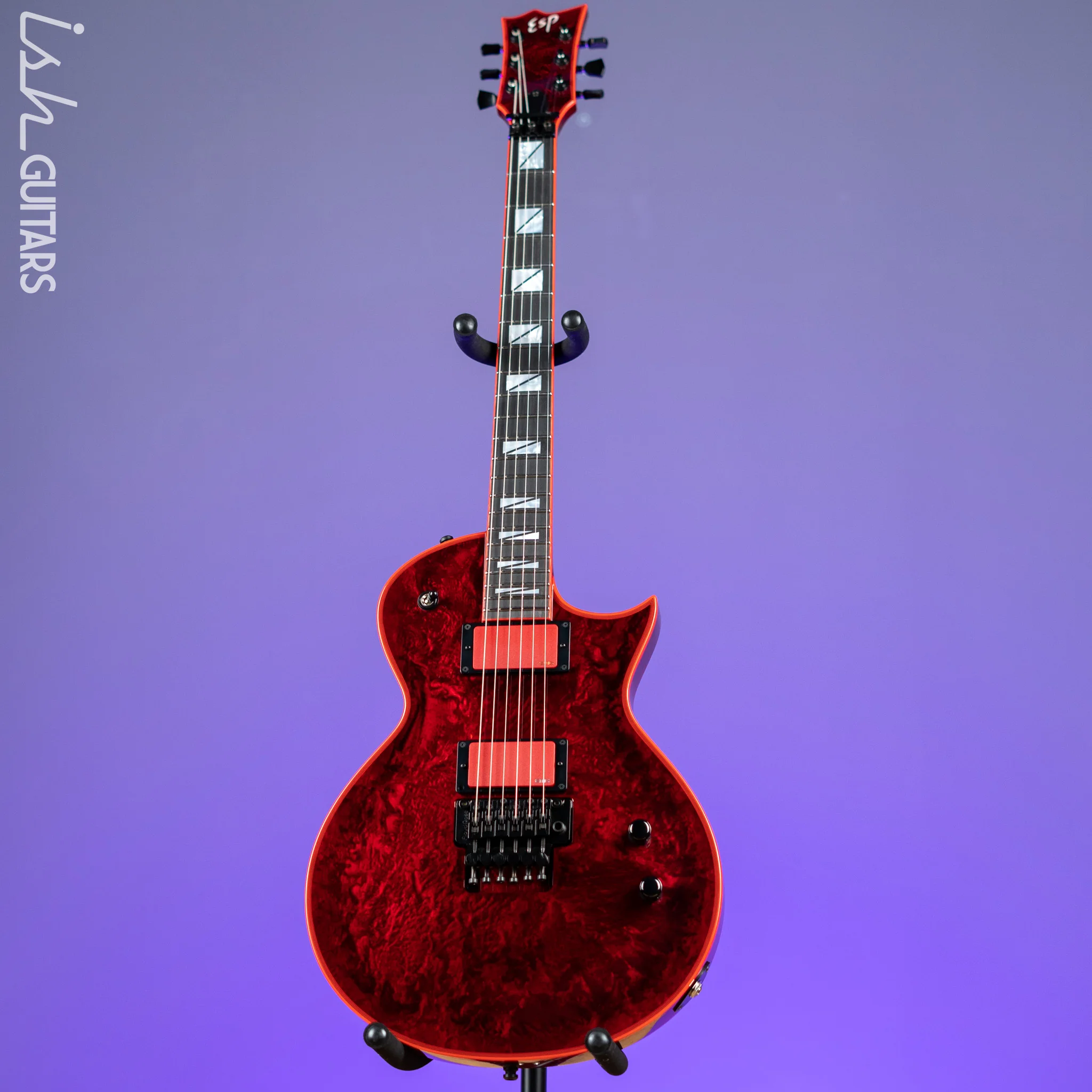 ESP Gary Holt Signature EC Electric Guitar Liquid Metal Lava - Image 2