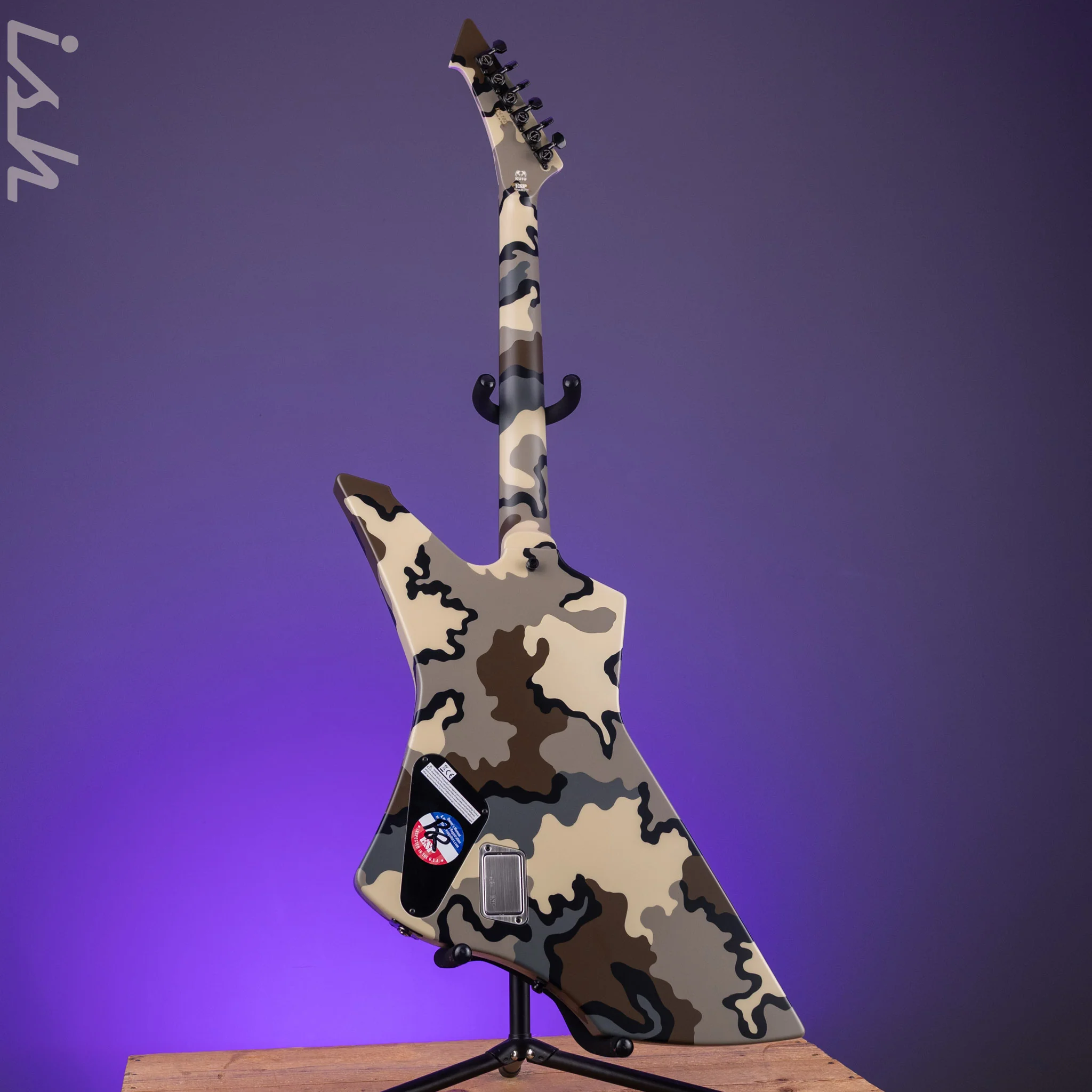 ESP Snakebyte Camo James Hetfield Signature Electric Guitar - Image 8