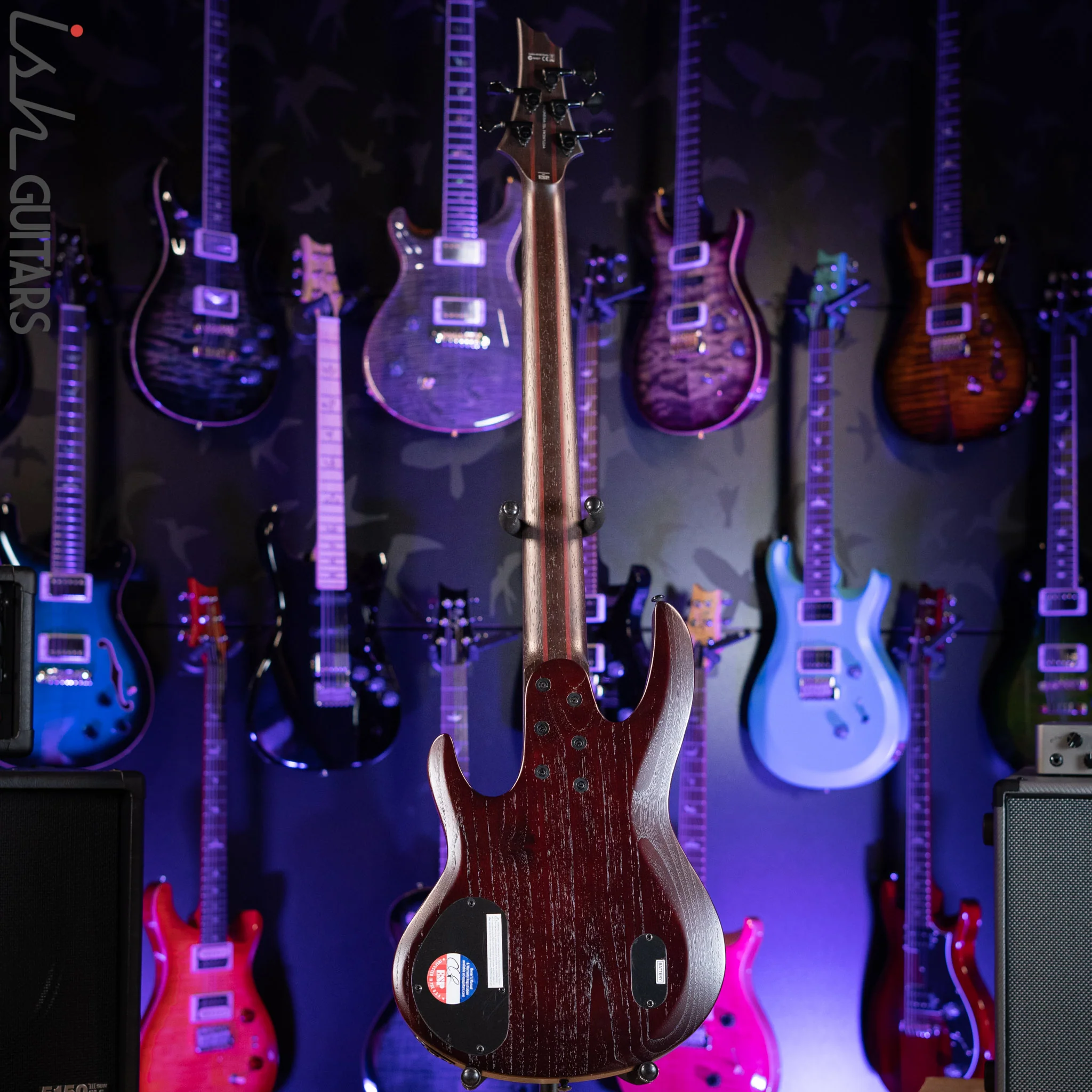 ESP LTD B1005MS Multi-Scale 5-String Bass Ziricote Top Natural Satin Demo - Image 6