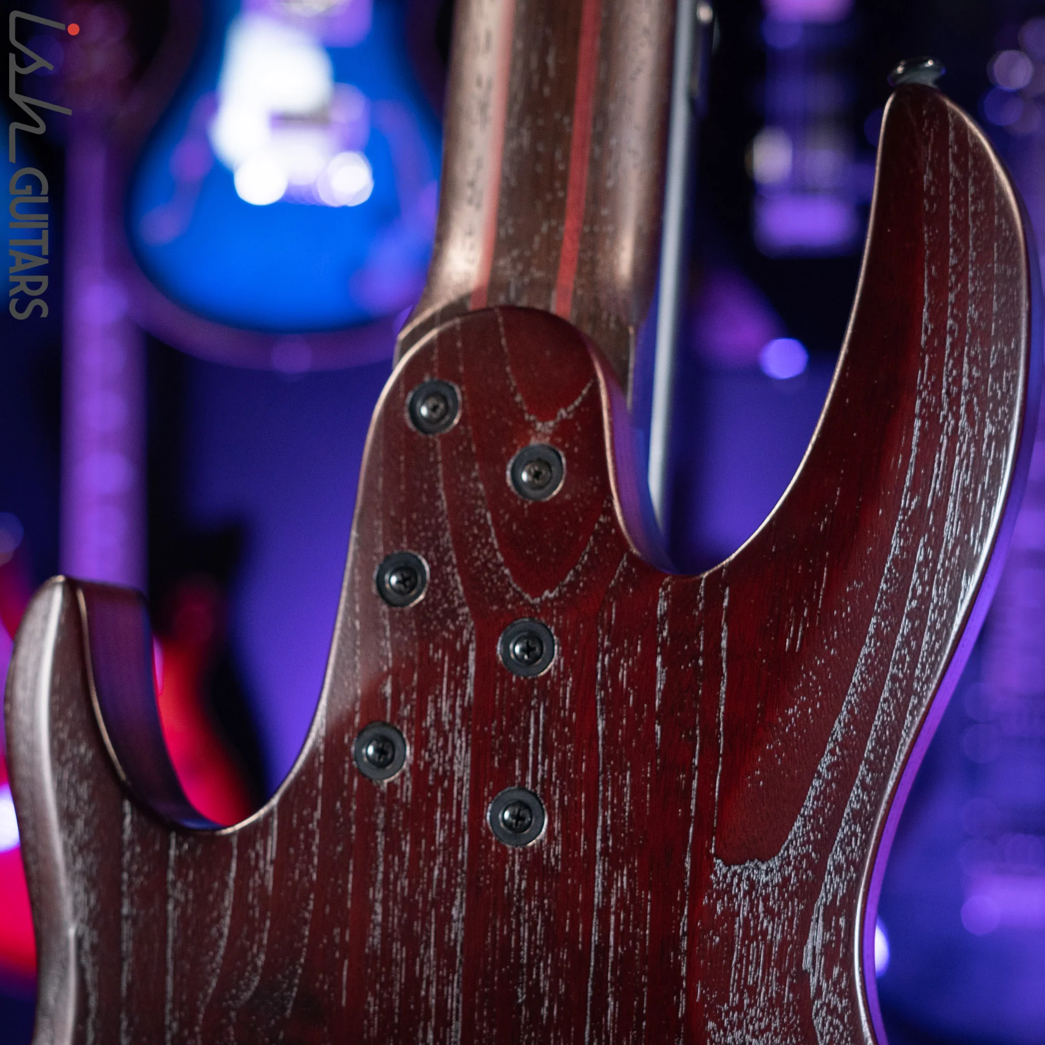 ESP LTD B1005MS Multi-Scale 5-String Bass Ziricote Top Natural Satin Demo - Image 8