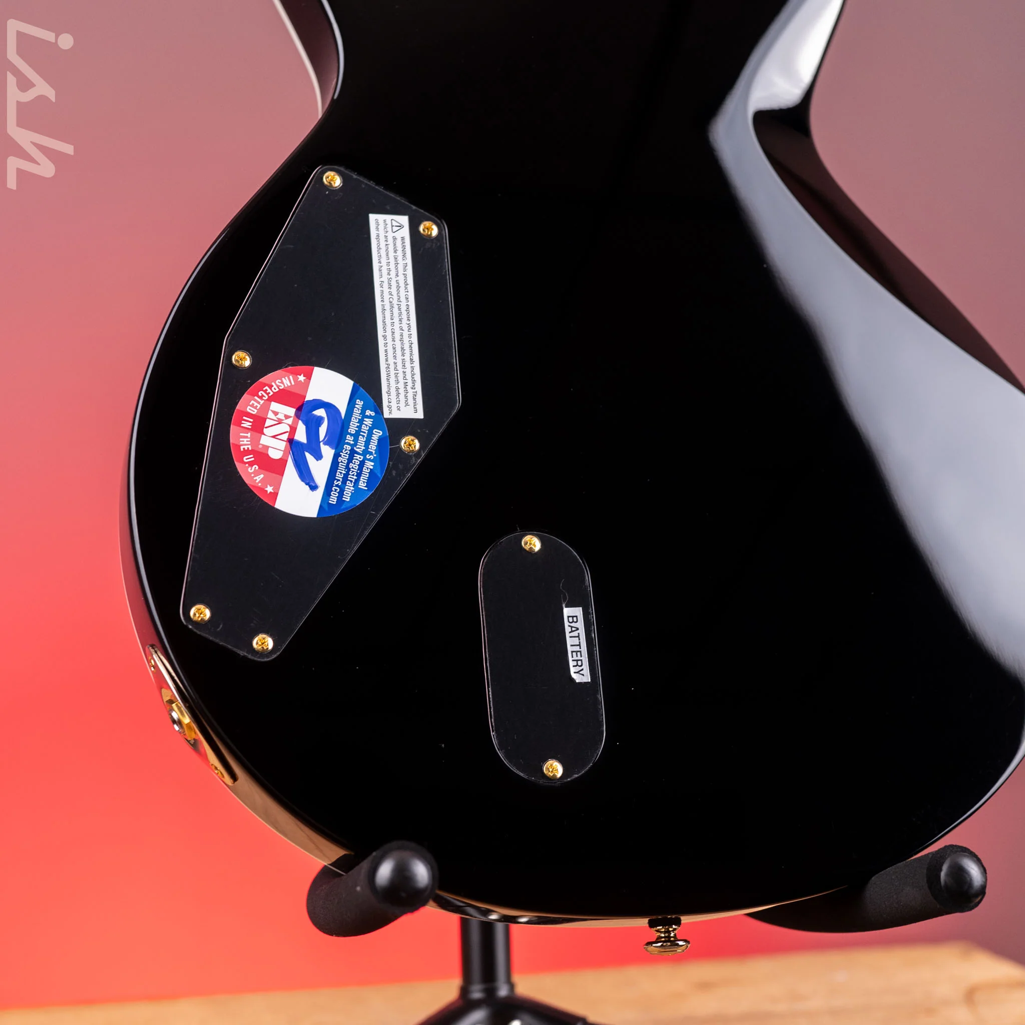 ESP LTD EC-1000 Deluxe Black Fluence Demo - Image 9