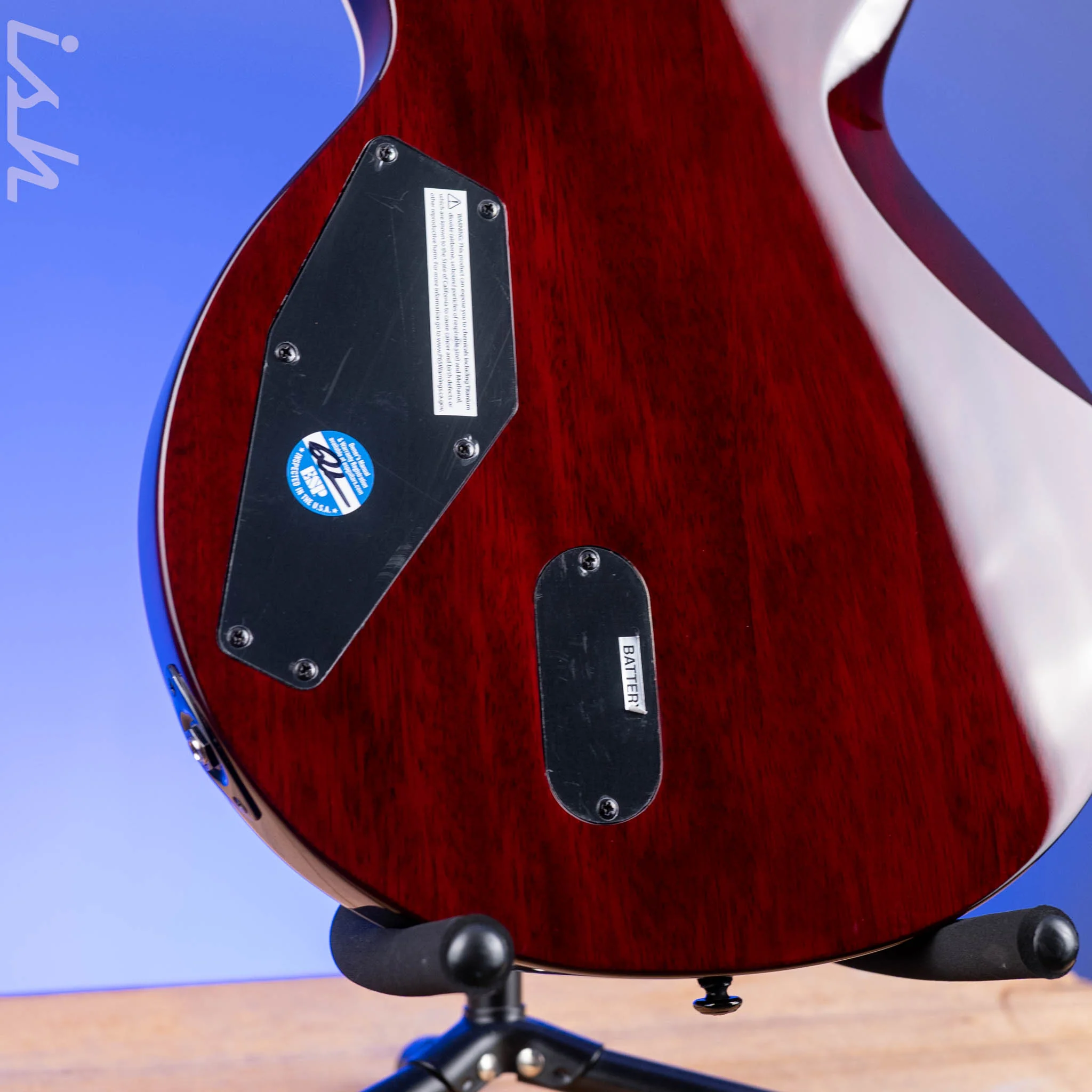 ESP LTD EC-1000 Deluxe See Thru Black Cherry - Image 9