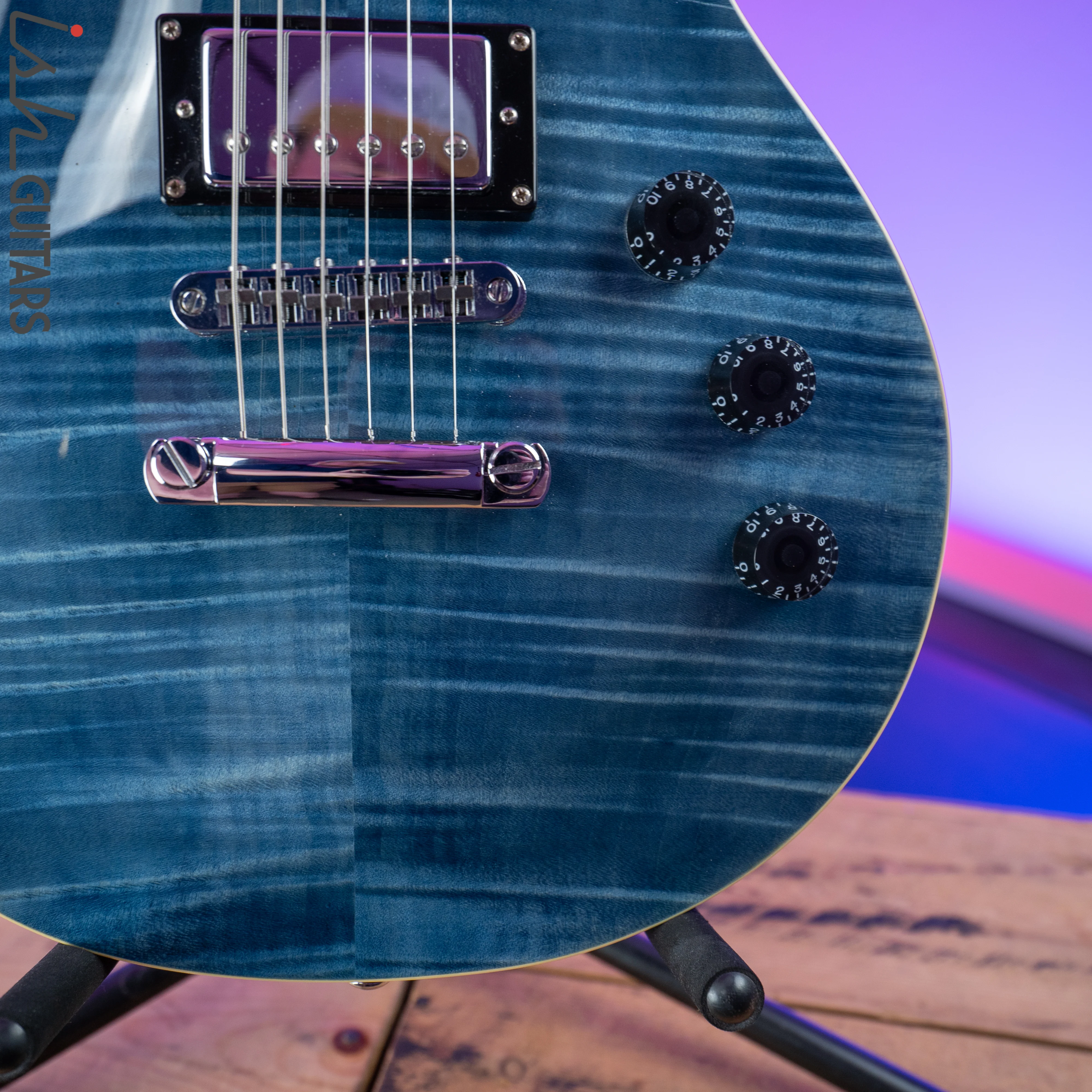 ESP LTD EC-256 Transparent Cobalt Blue - Image 4