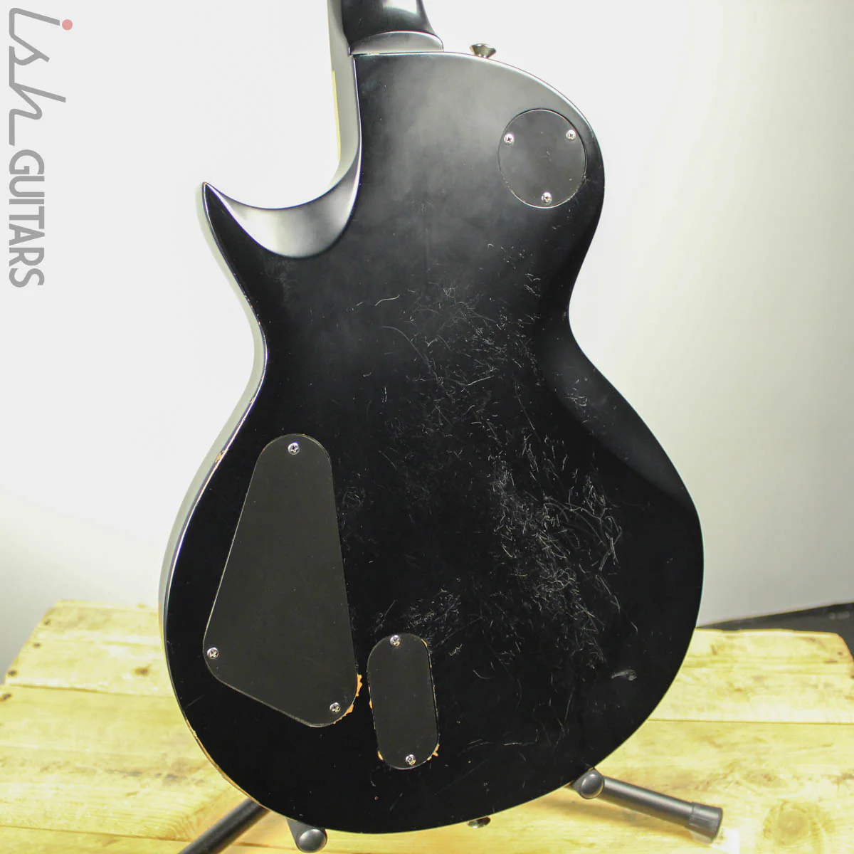 ESP LTD Eclipse EC-1000 Deluxe Satin Black - Image 12