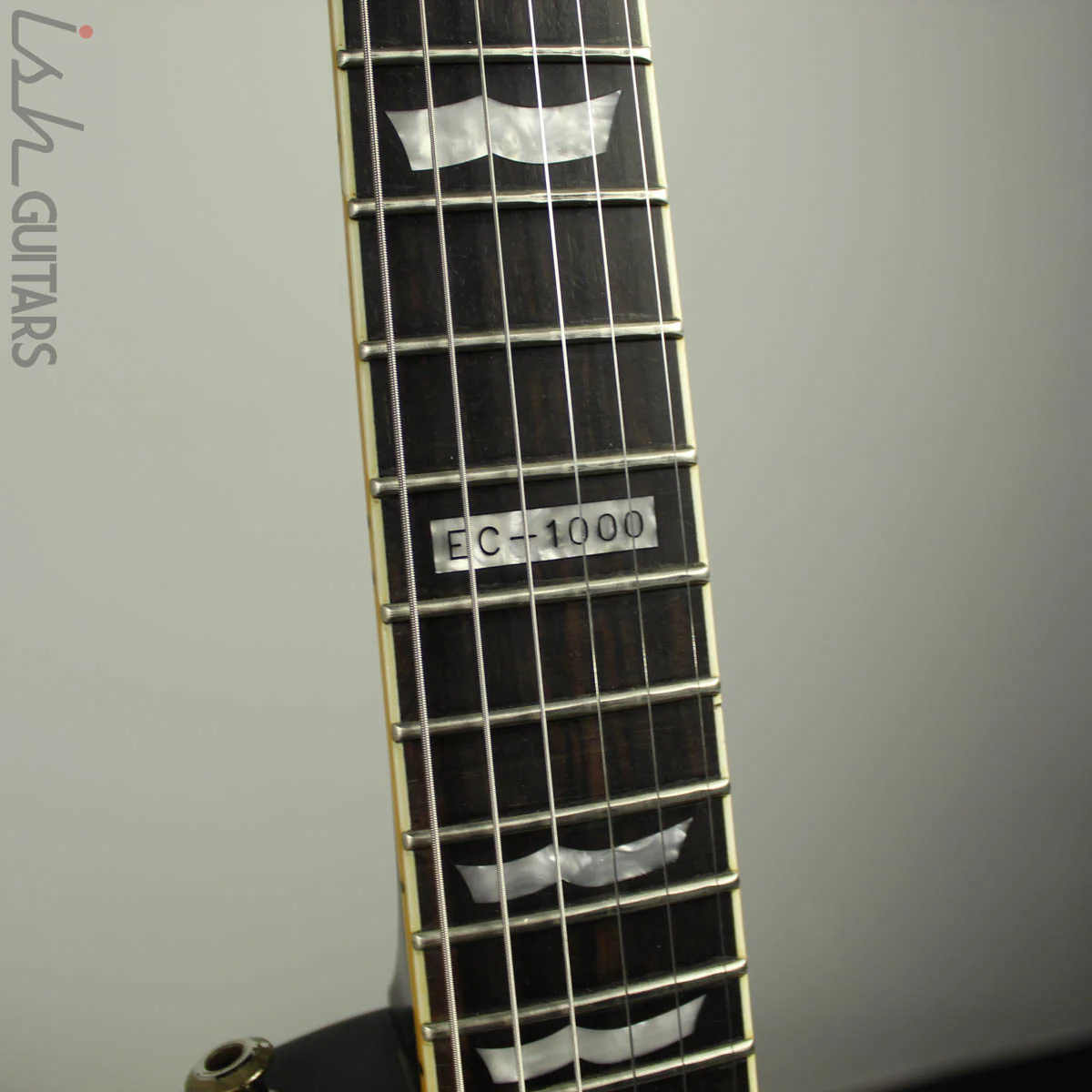 ESP LTD Eclipse EC-1000 Deluxe Satin Black - Image 9