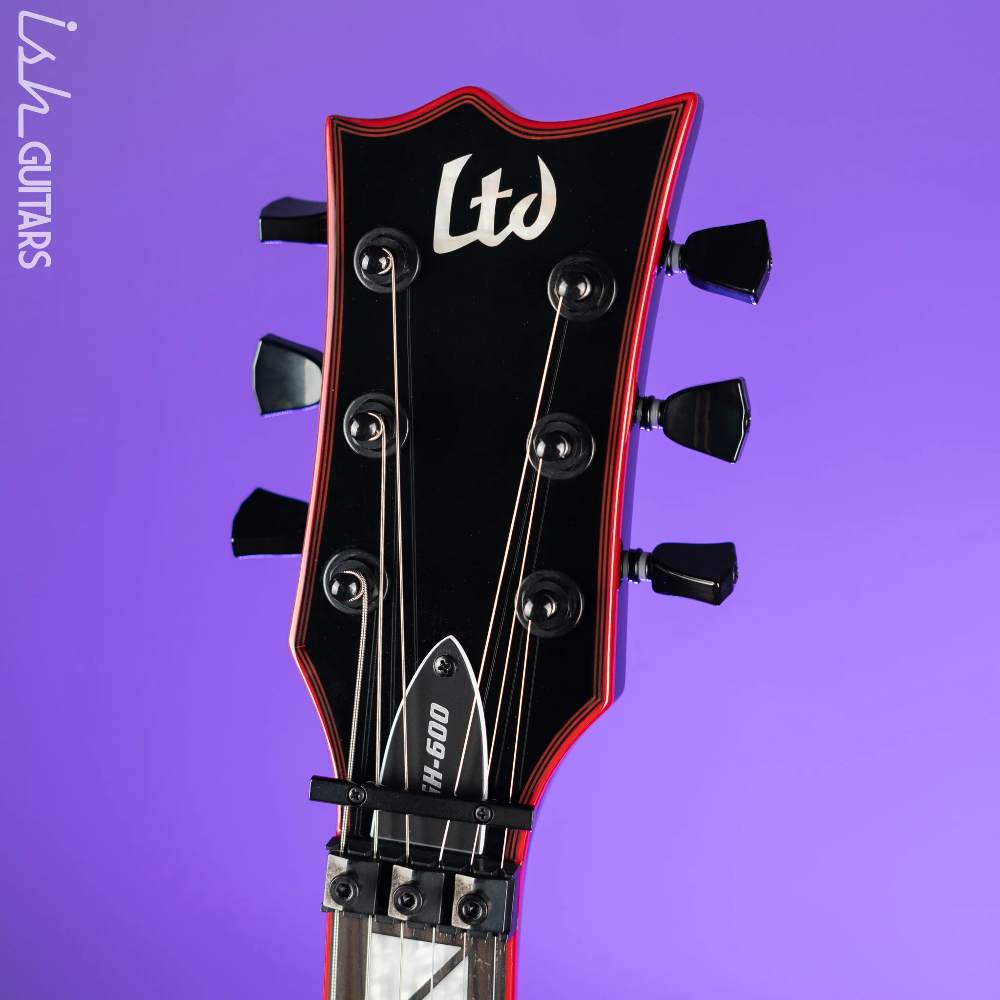 ESP LTD GH-600 Gary Holt Signature Electric Guitar Black - Image 5