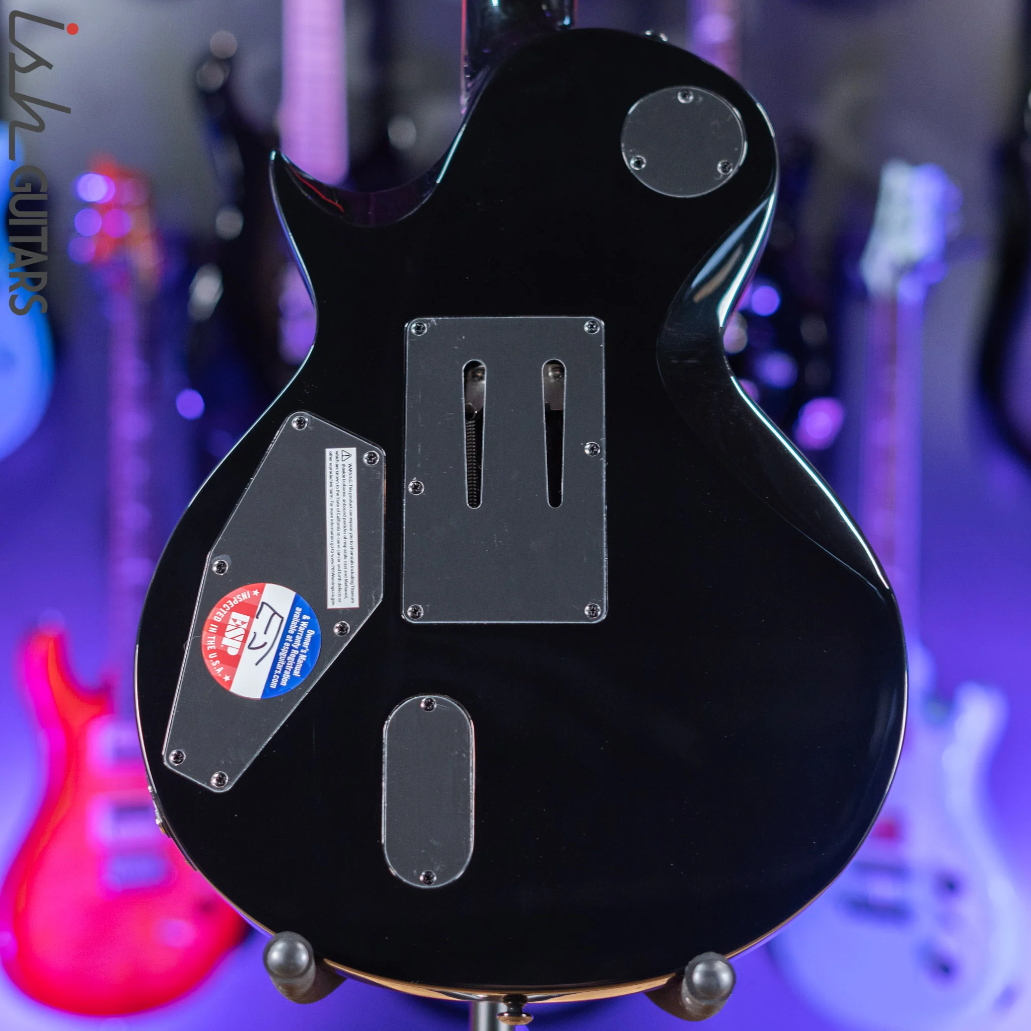 ESP LTD GH-600 Gary Holt Signature Electric Guitar Black - Image 7