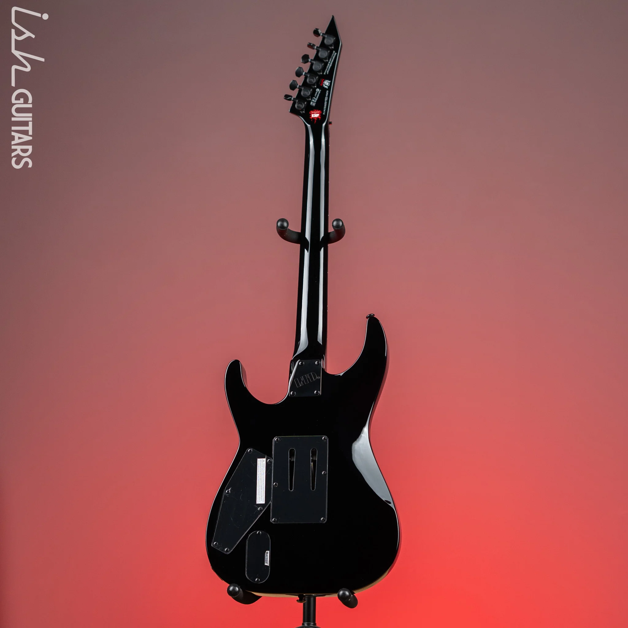 ESP LTD Kirk Hammett Signature KH-WZ White Zombie Electric Guitar - Image 7