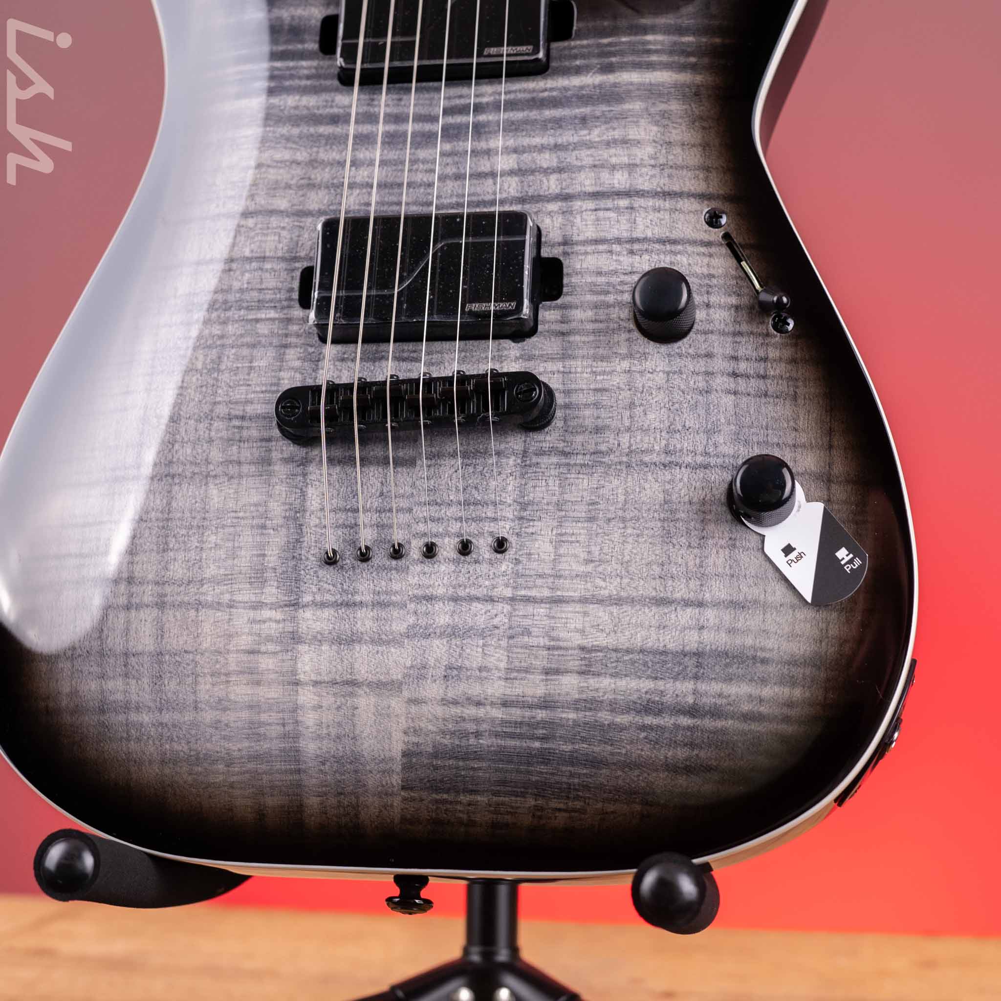 ESP LTD MH-1000NT FM Charcoal Burst - Image 4