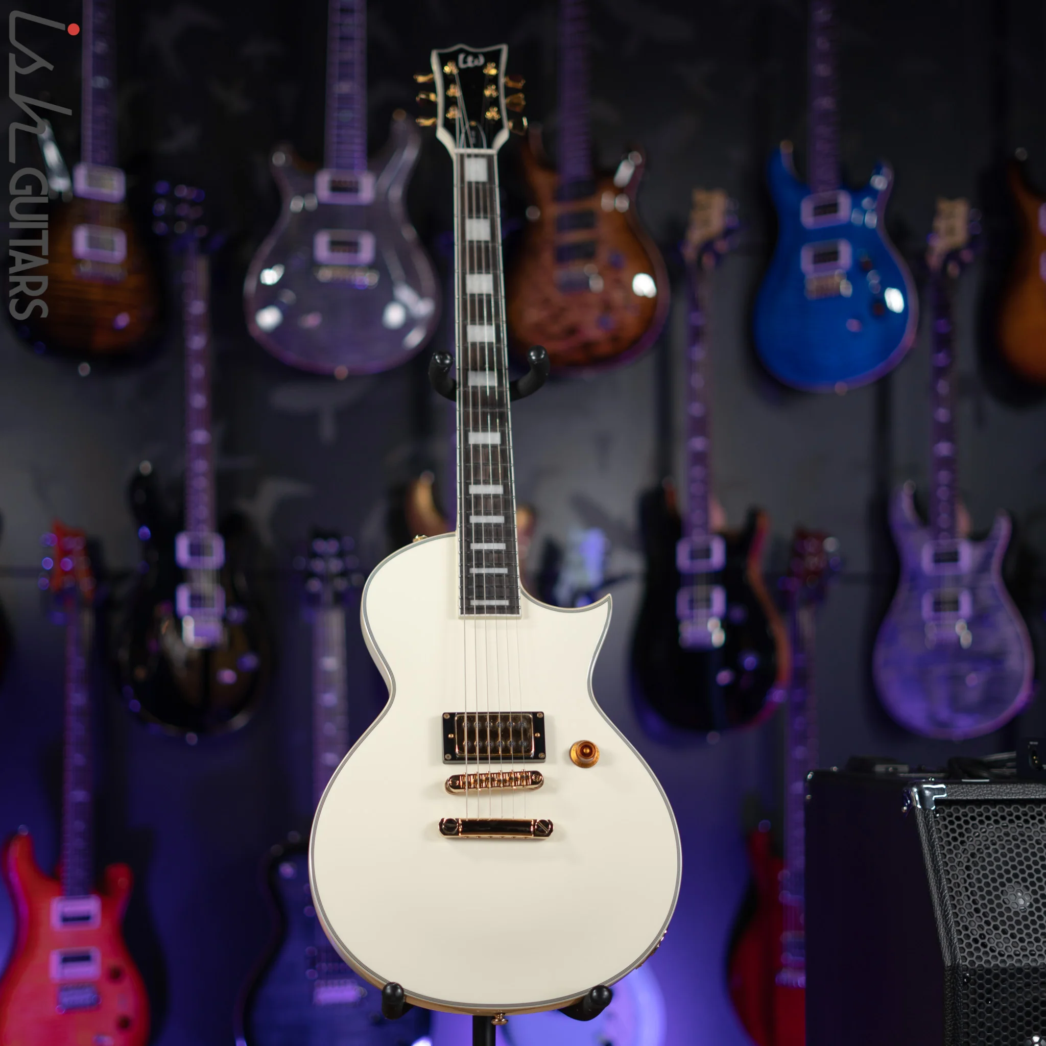 ESP LTD NW-44 Neil Westfall Signature Olympic White Demo - Image 2