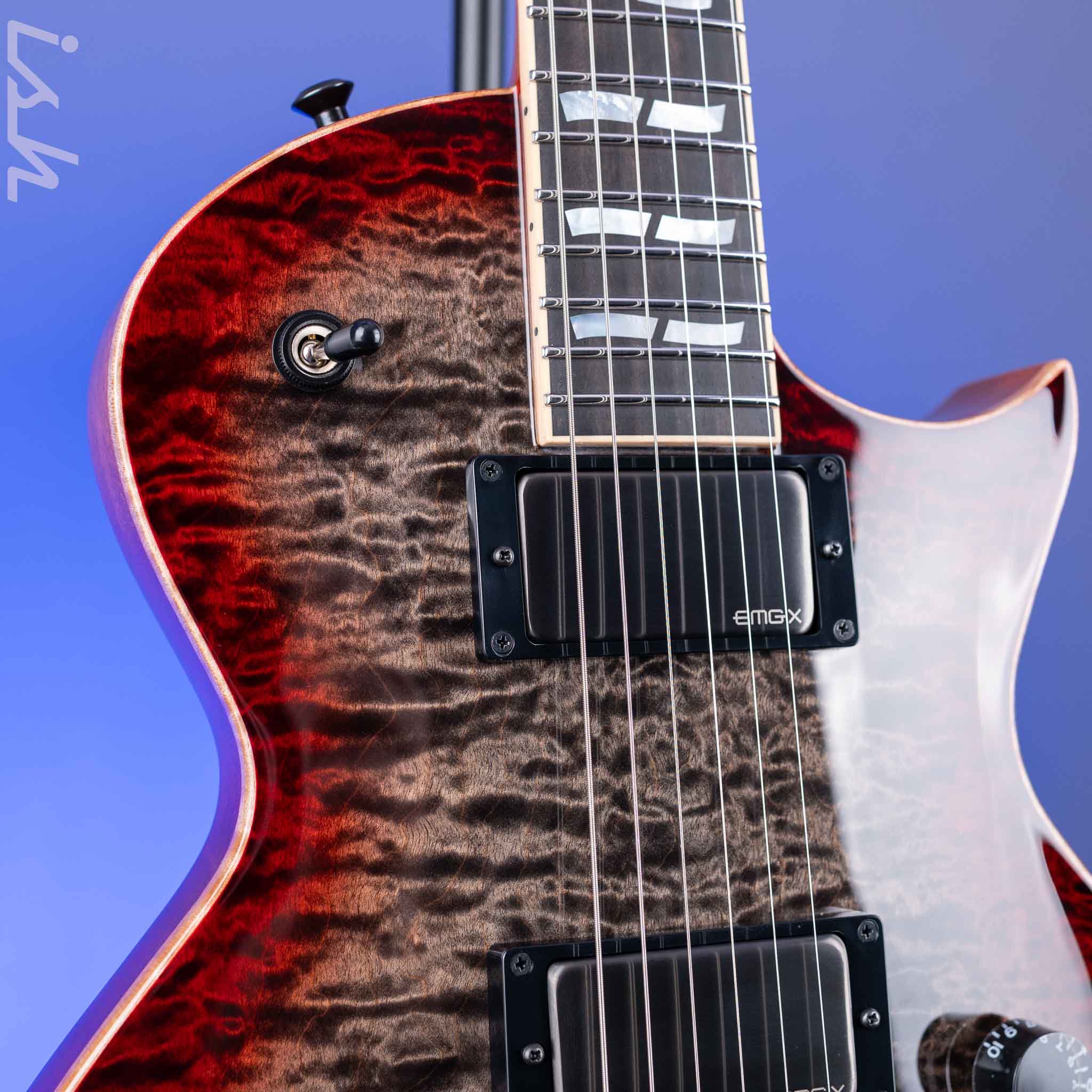 ESP USA Eclipse Electric Guitar Blood Moon - Image 3