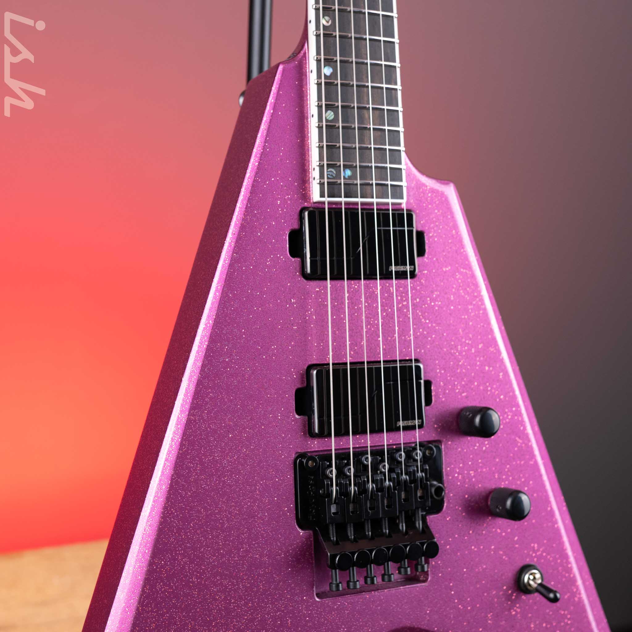 ESP USA V2-FR Disco Pink Sparkle - Image 3