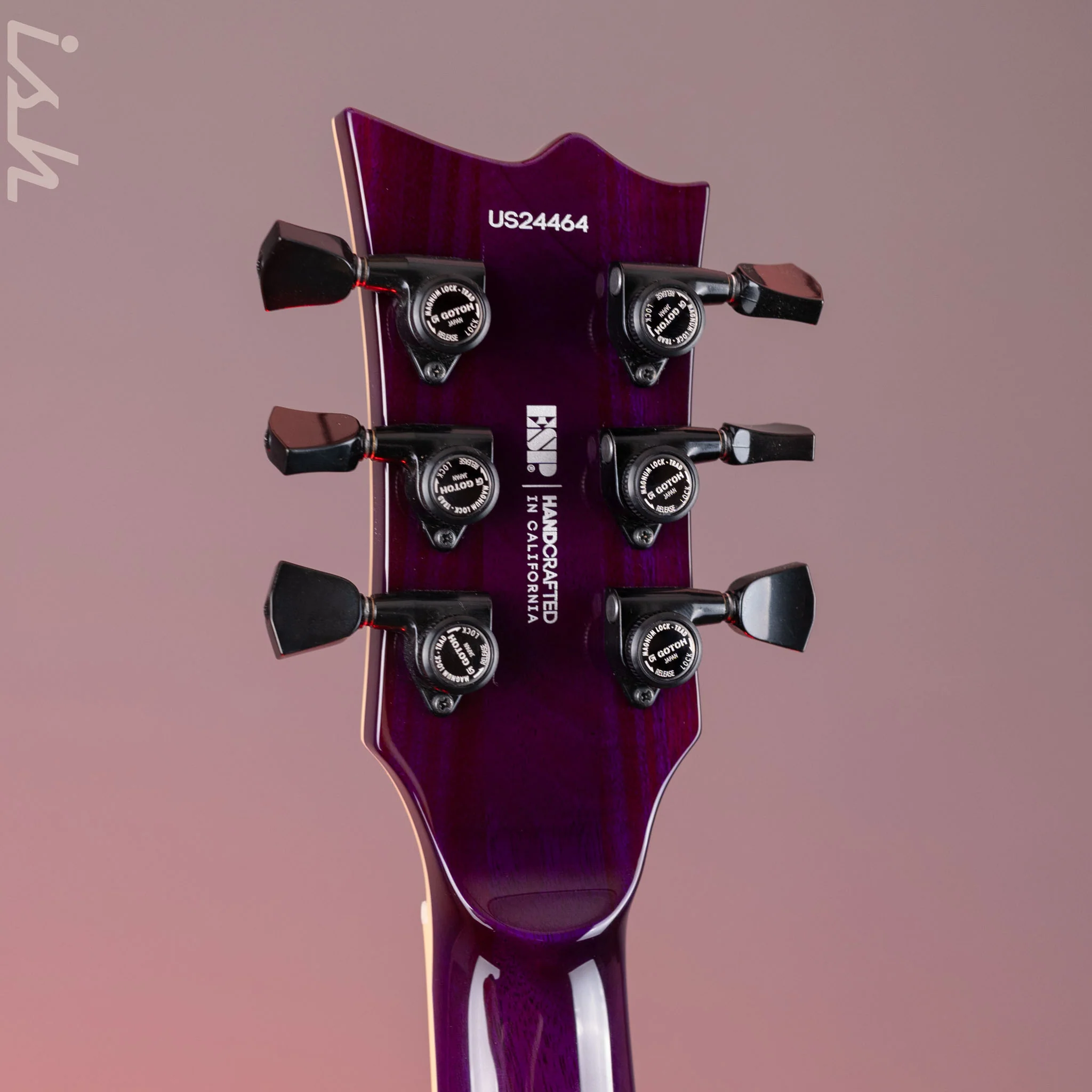 ESP USA Viper Quilted Maple Purple Sunburst - Image 10