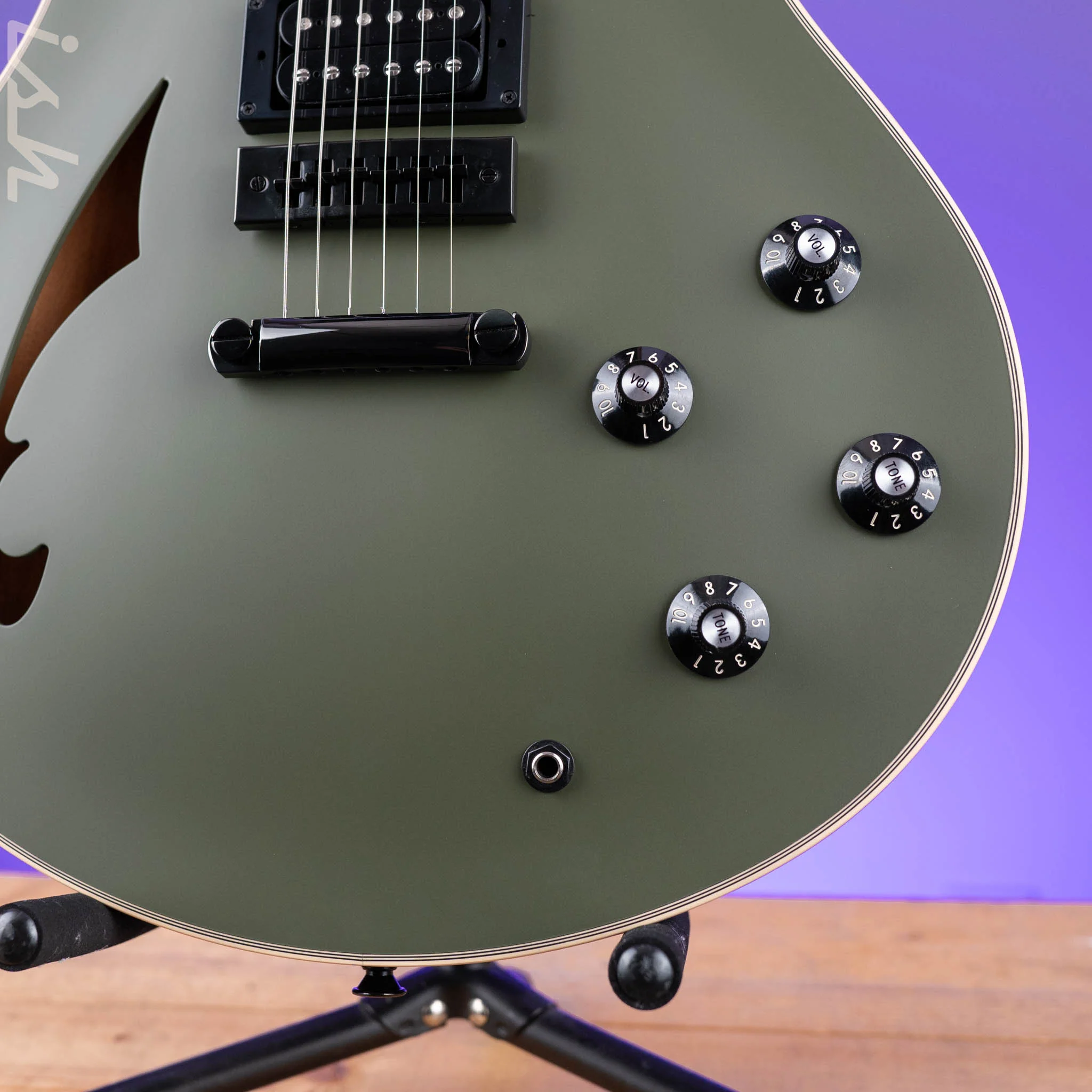 EVH SA-126 Special Electric Guitar Matte Army Drab Demo - Image 4