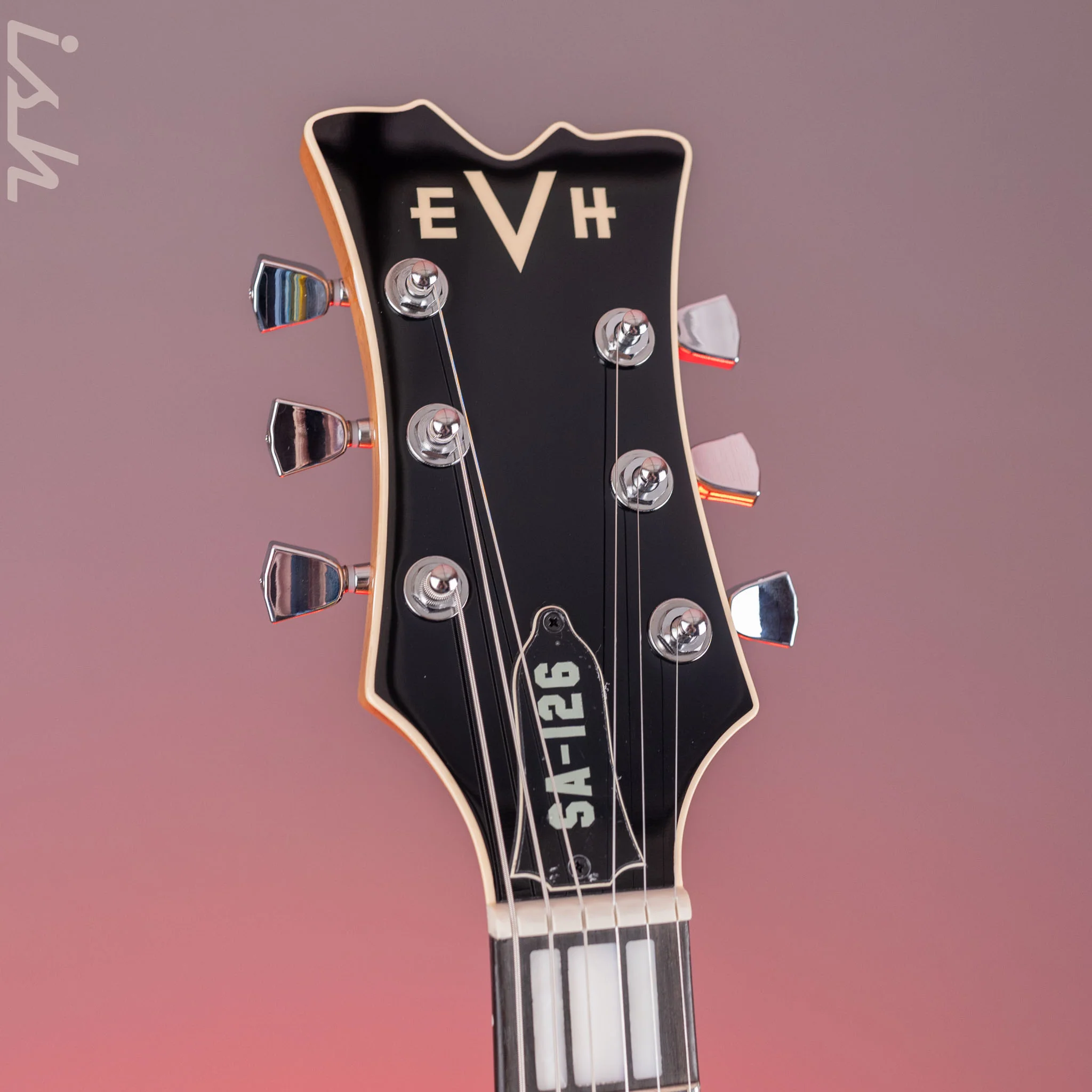 EVH SA-126 Special Semi-Hollow Electric Guitar Transparent Purple - Image 5