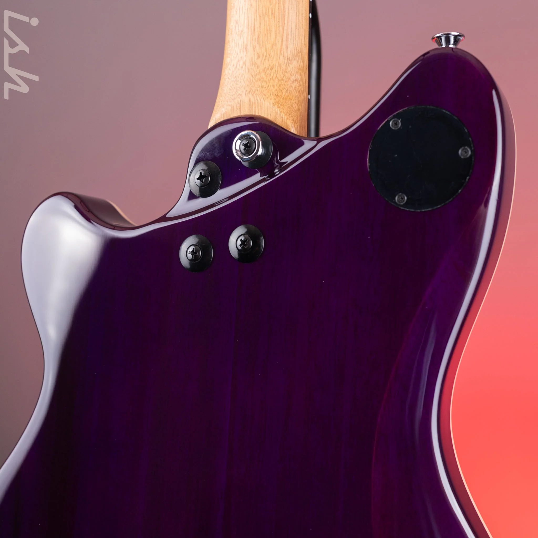 EVH SA-126 Special Semi-Hollow Electric Guitar Transparent Purple - Image 8