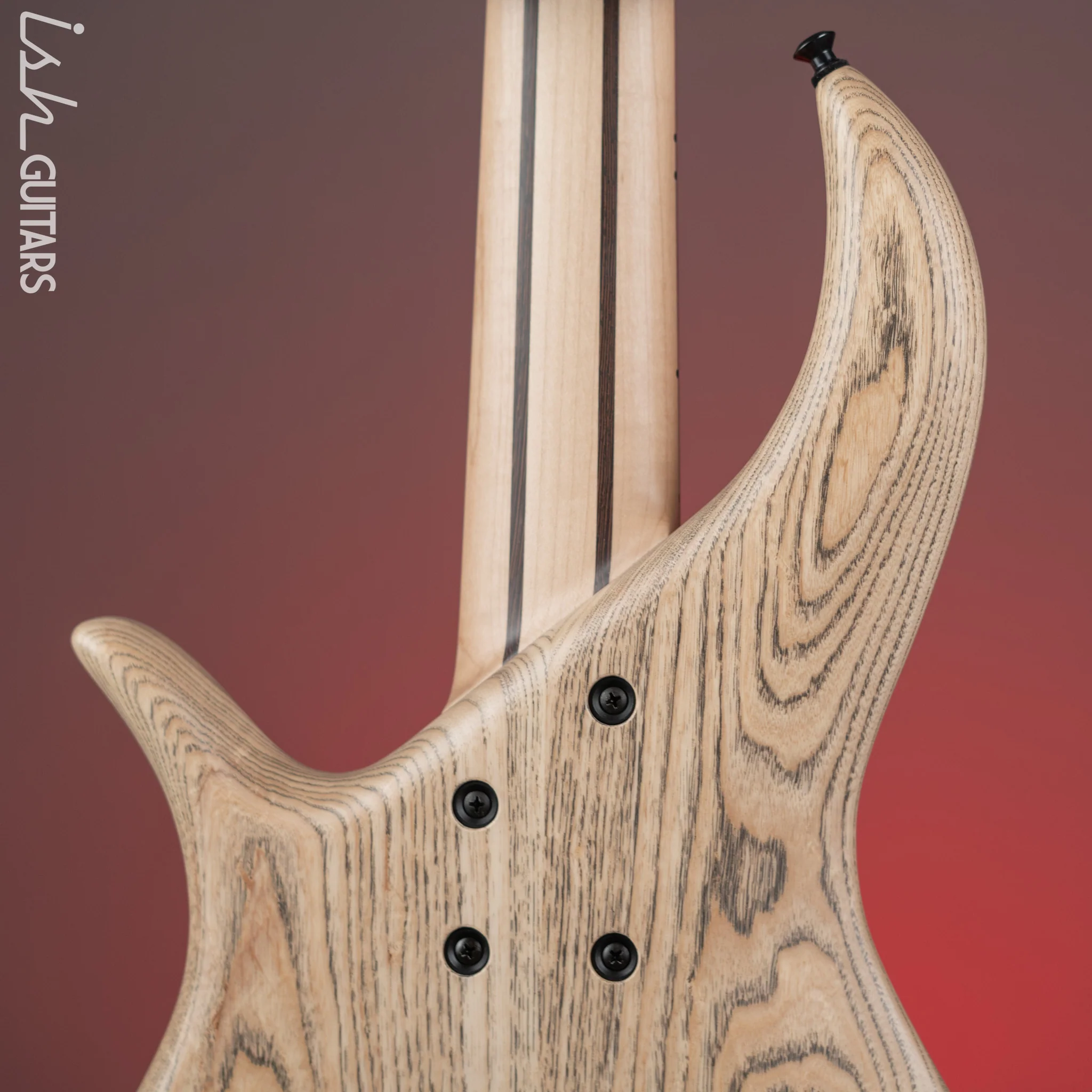 F Bass BN5 5-String Bass Natural Purpleheart - Image 8