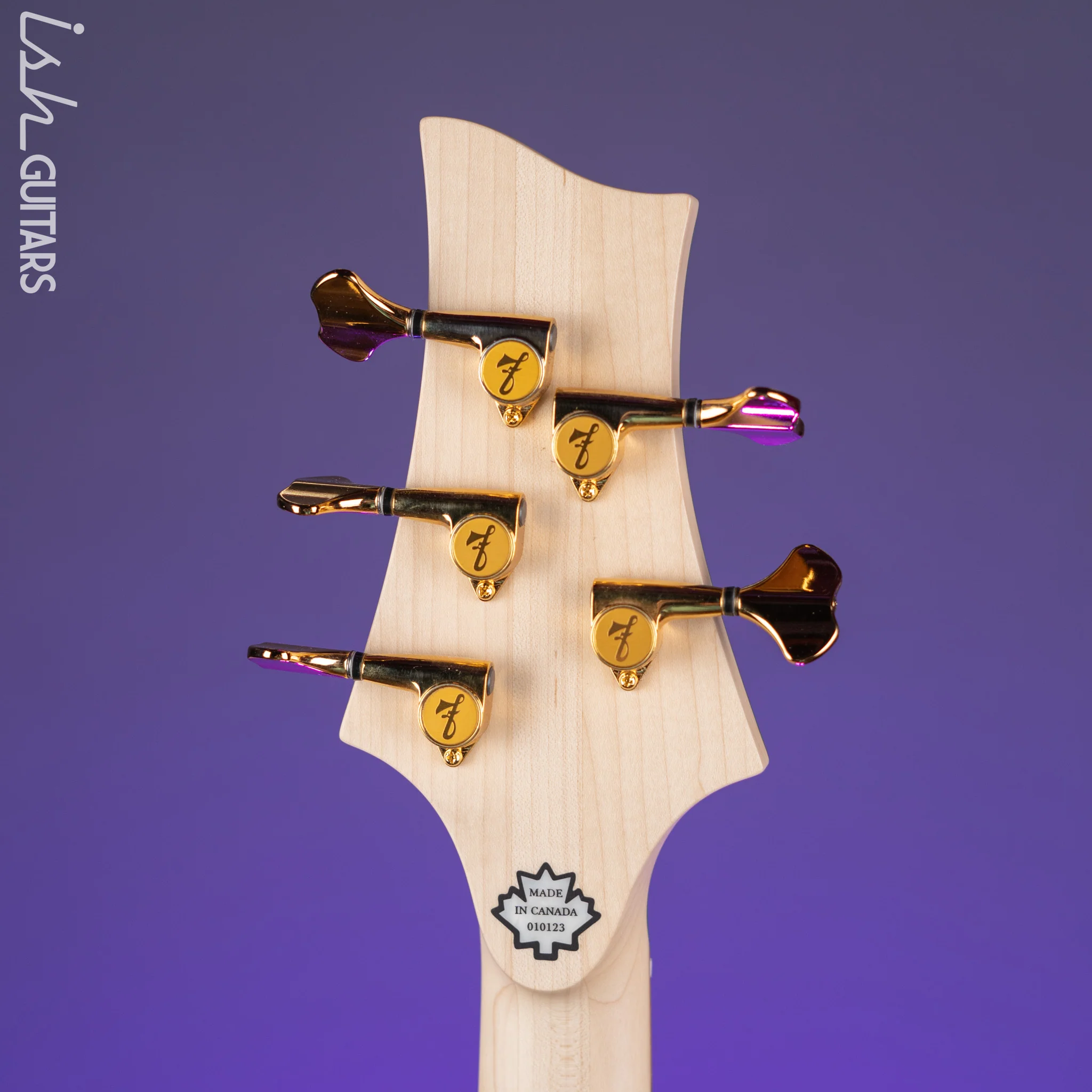 F Bass Deluxe BN5 5-String Bass Transparent Green - Image 11
