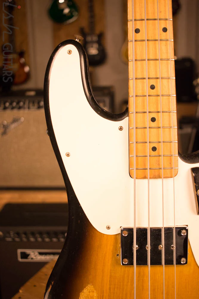 1956 Fender Precision Bass Sunburst Vintage - Image 3