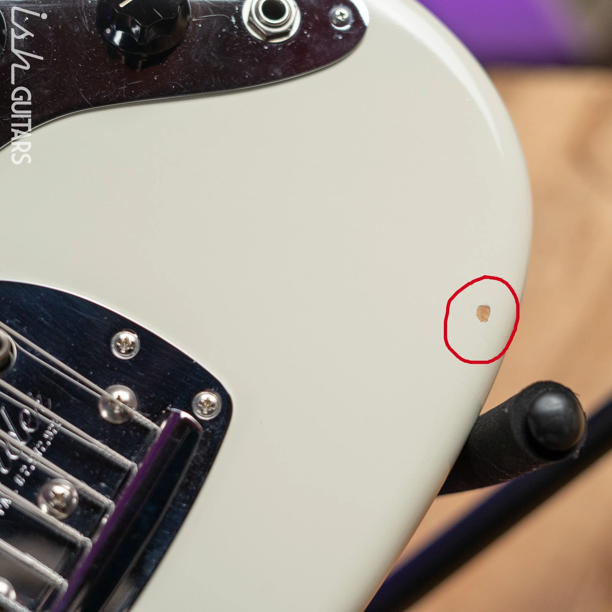 2006 Fender Bass VI Olympic White Masterbuilt Mark Kendrick - Image 10