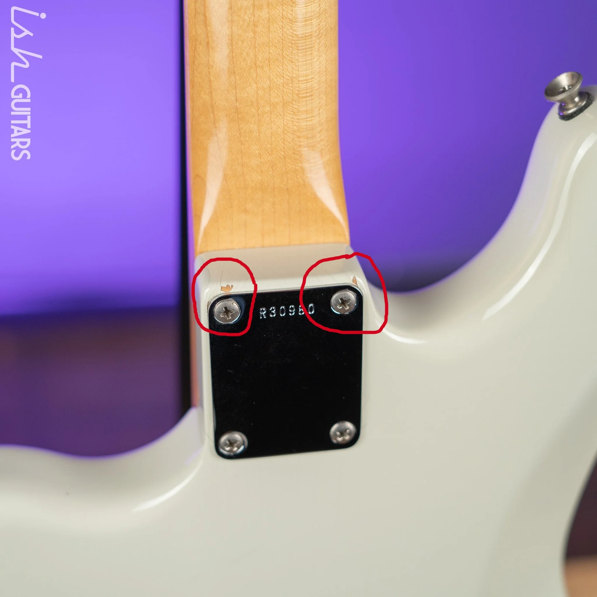 2006 Fender Bass VI Olympic White Masterbuilt Mark Kendrick - Image 20