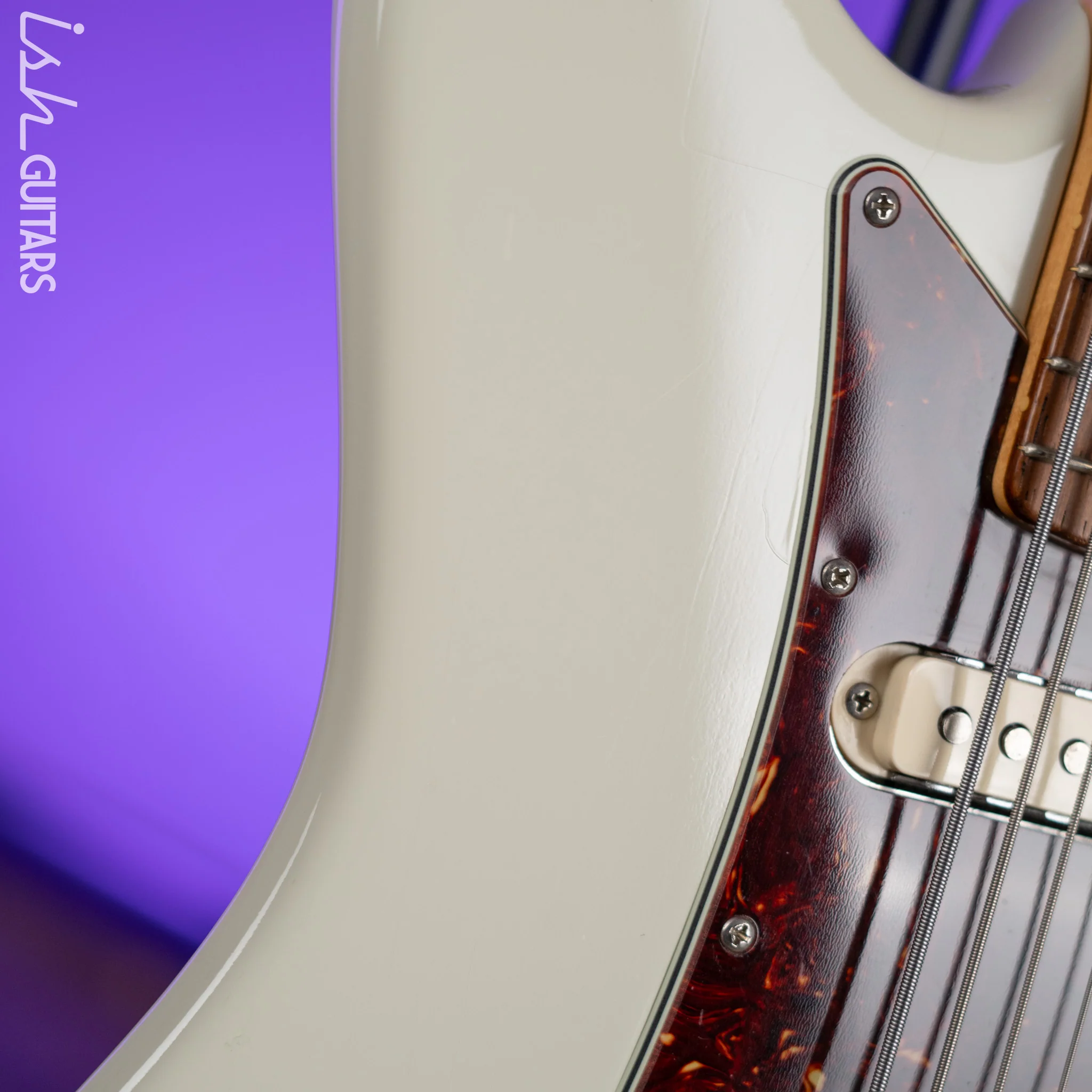 2006 Fender Bass VI Olympic White Masterbuilt Mark Kendrick - Image 7