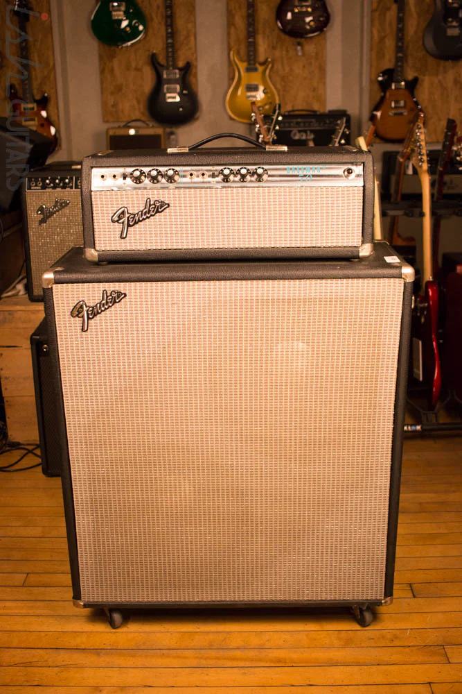 1970's Fender Bassman 50 Watt 15” JBL D140 Stack