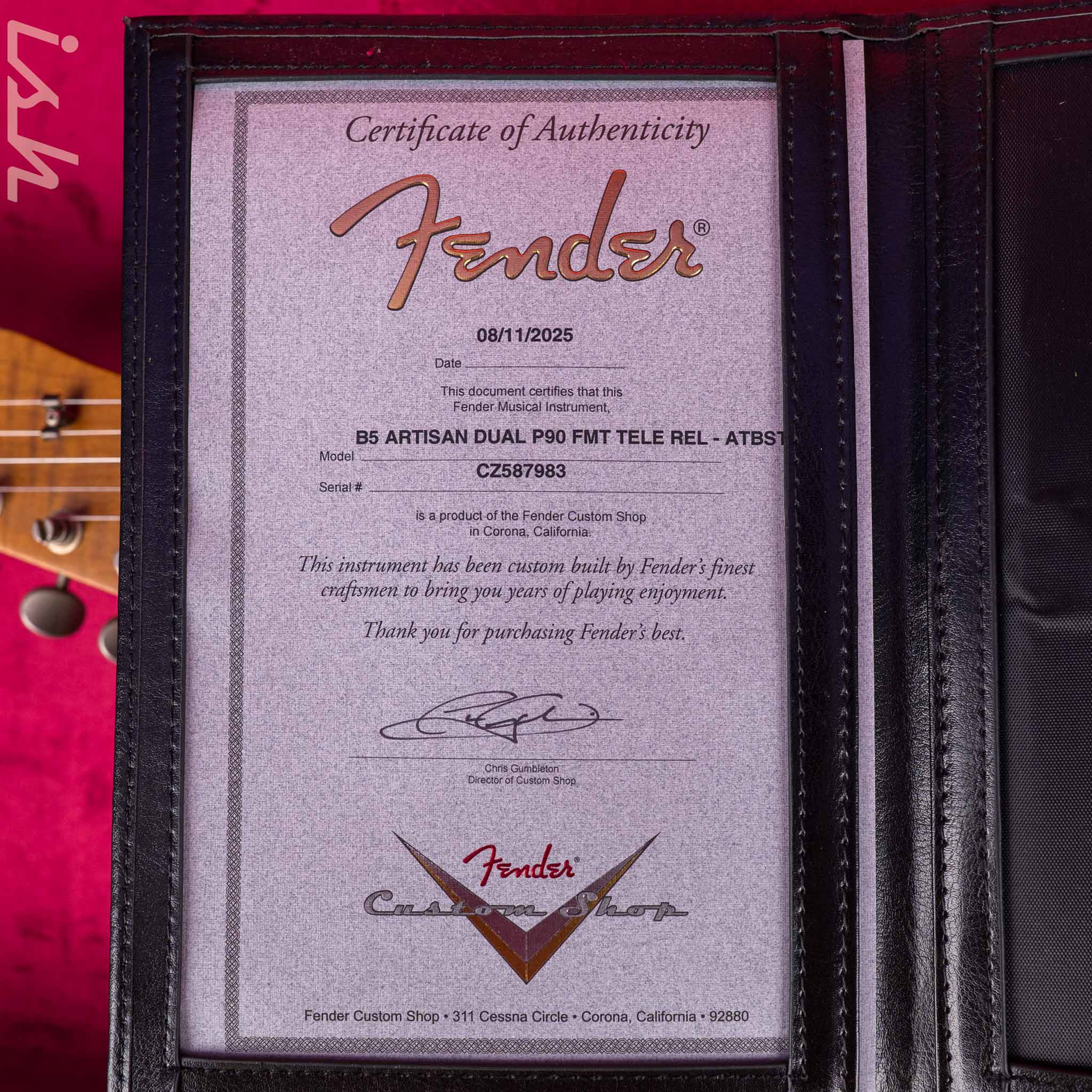 Fender Custom Shop Artisan Dual P90 Tele Relic Aged Tobacco Sunburst - Image 11