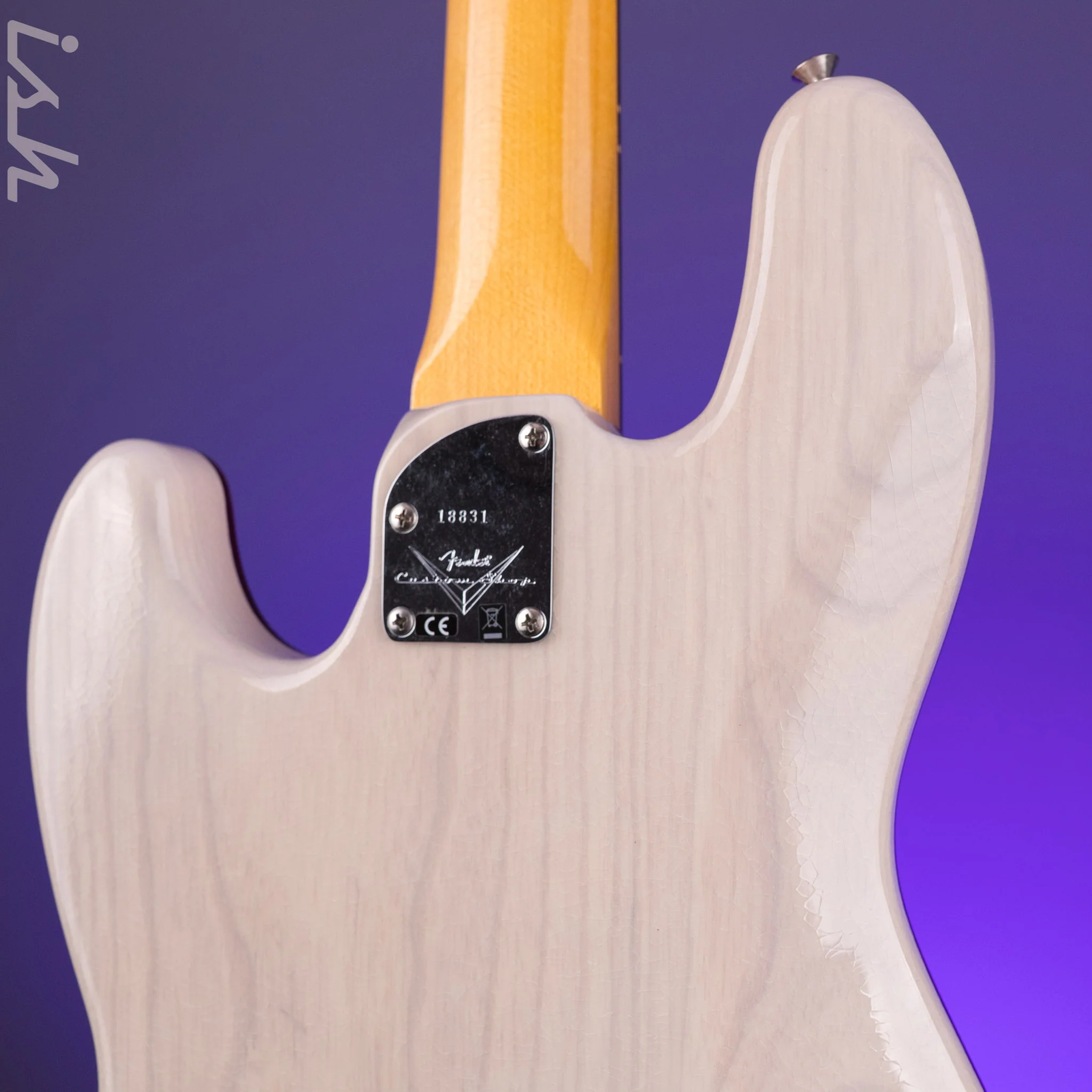 Fender Custom Shop Limited '60s Jazz Bass DLX Closet Classic Aged White Blonde - Image 10