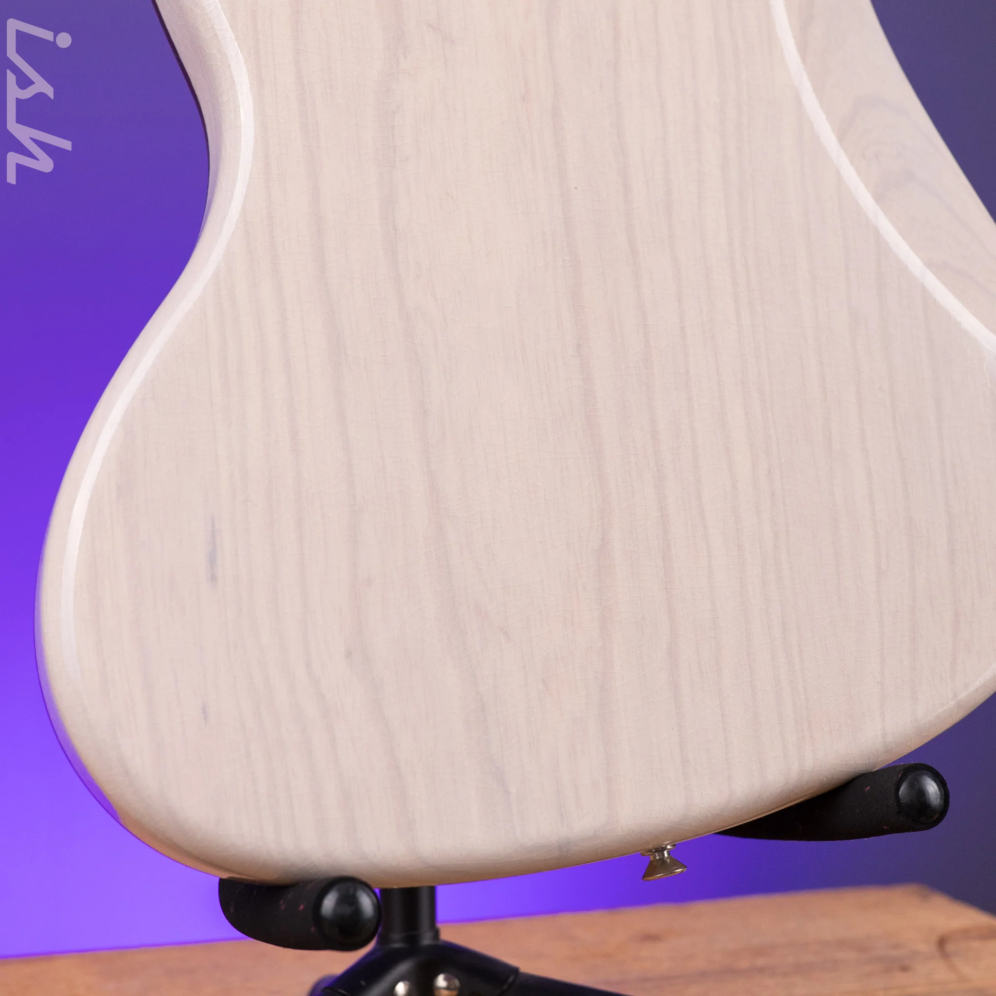 Fender Custom Shop Limited '60s Jazz Bass DLX Closet Classic Aged White Blonde - Image 11