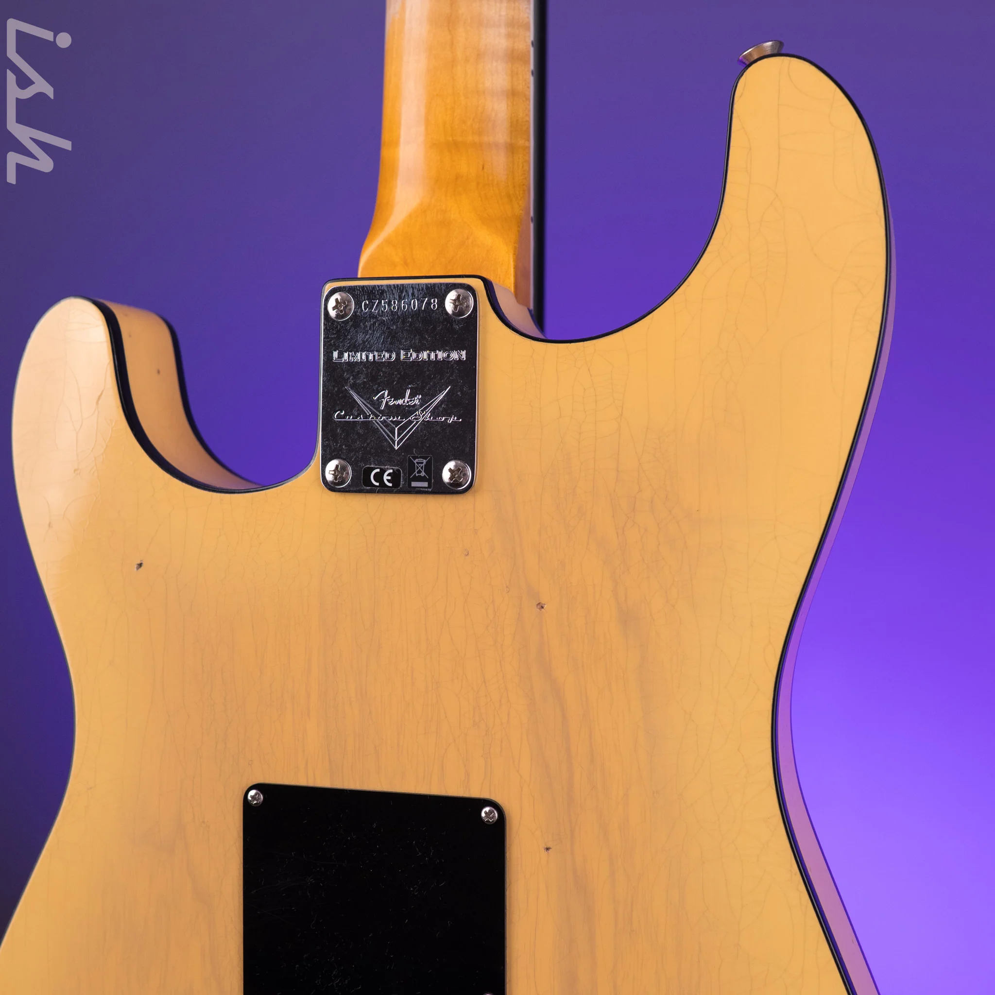 Fender Custom Shop Limited '60s Thinline® Stratocaster® Journeyman Relic® Aged Natural Blonde - Image 10