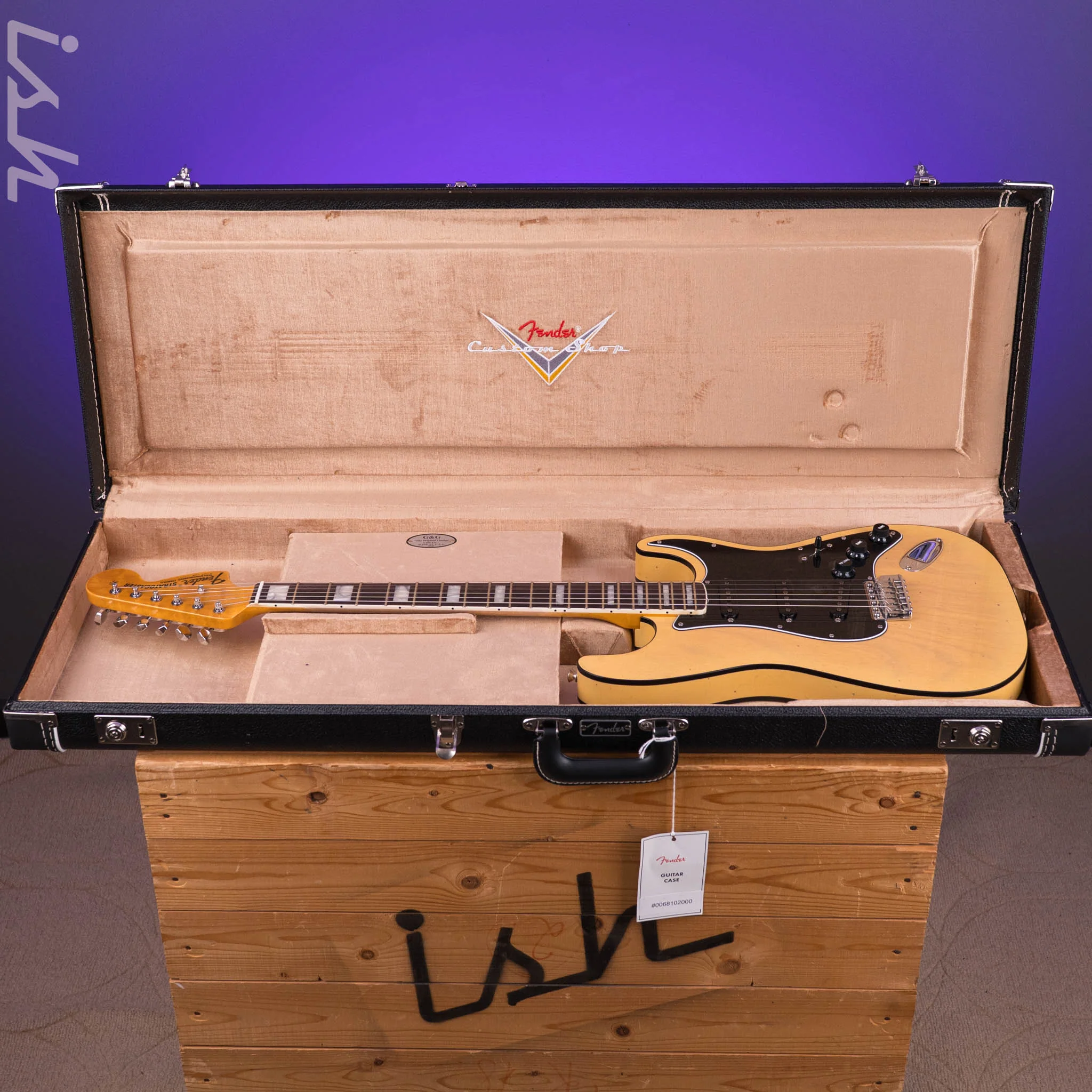 Fender Custom Shop Limited '60s Thinline® Stratocaster® Journeyman Relic® Aged Natural Blonde - Image 17