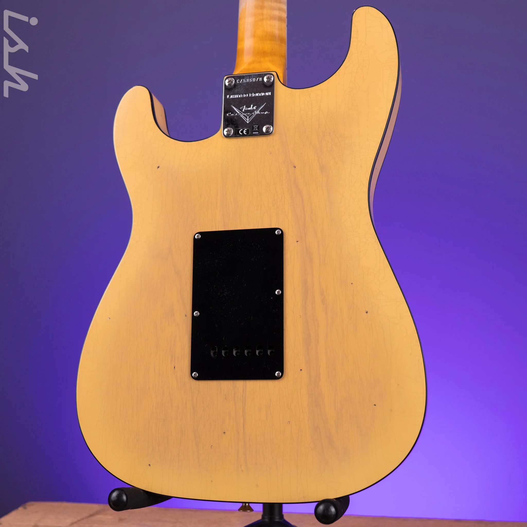 Fender Custom Shop Limited '60s Thinline® Stratocaster® Journeyman Relic® Aged Natural Blonde - Image 9