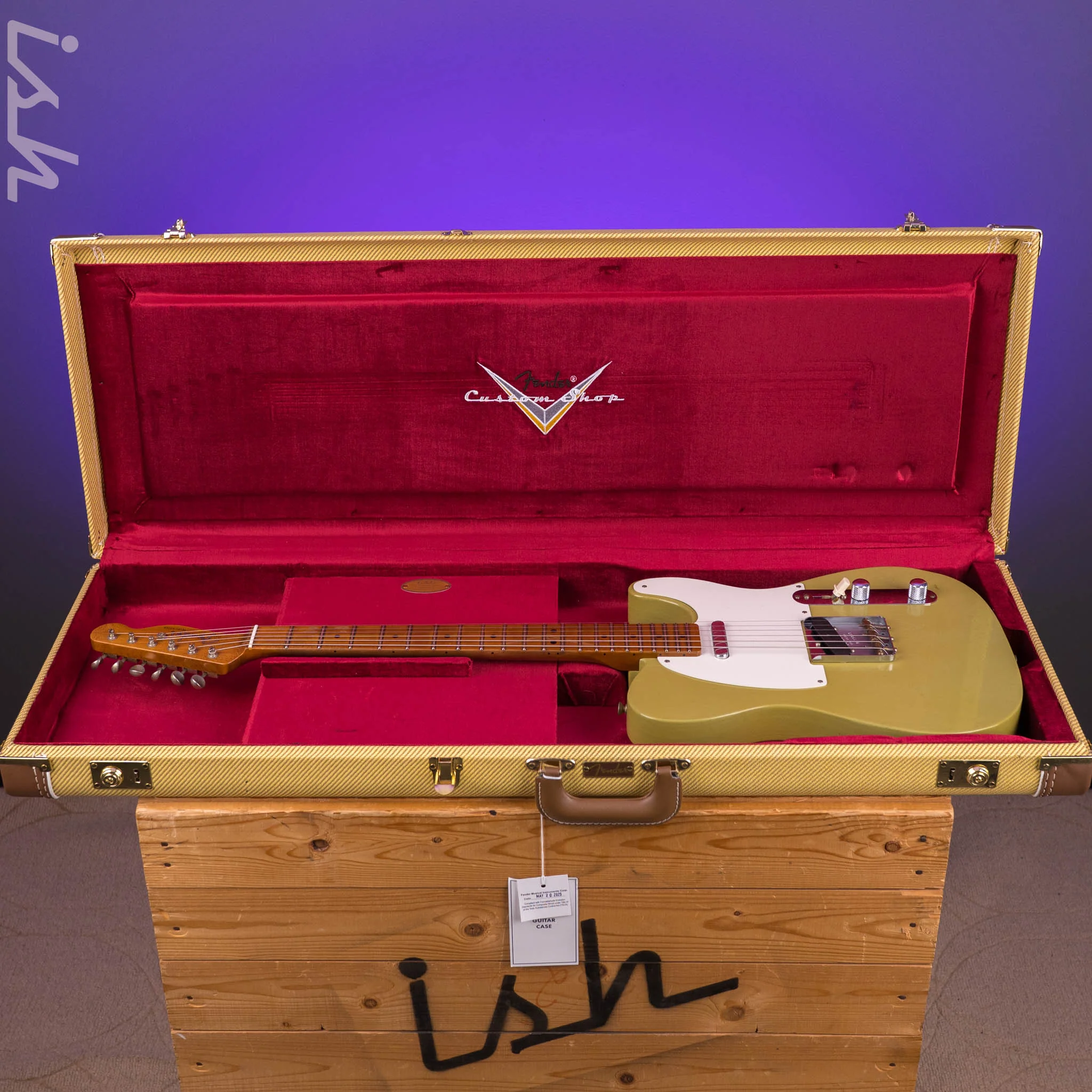 Fender Custom Shop Limited Roasted Reverse '50s Telecaster® Journeyman Relic® Aged Appliance Green - Image 13