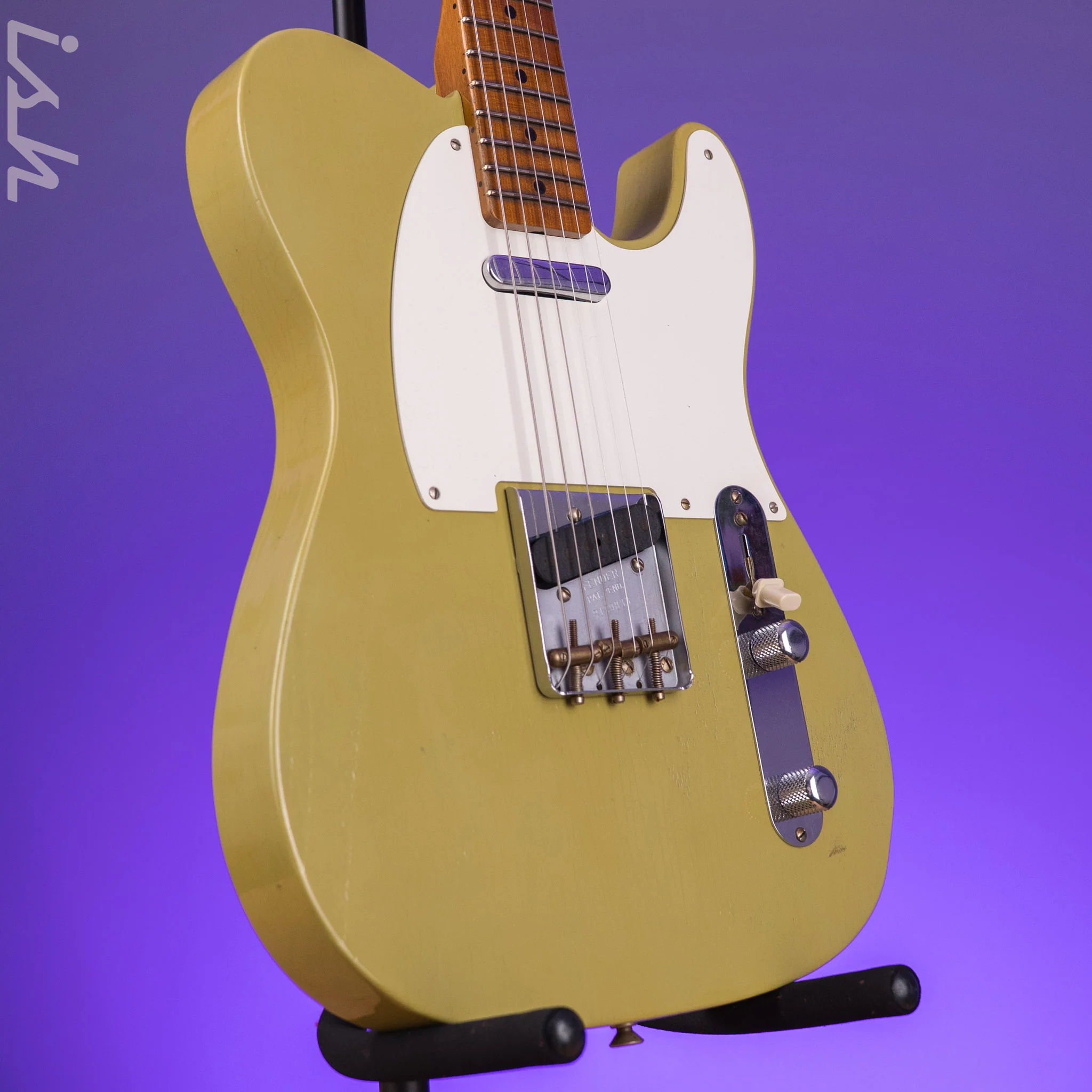 Fender Custom Shop Limited Roasted Reverse '50s Telecaster® Journeyman Relic® Aged Appliance Green - Image 3
