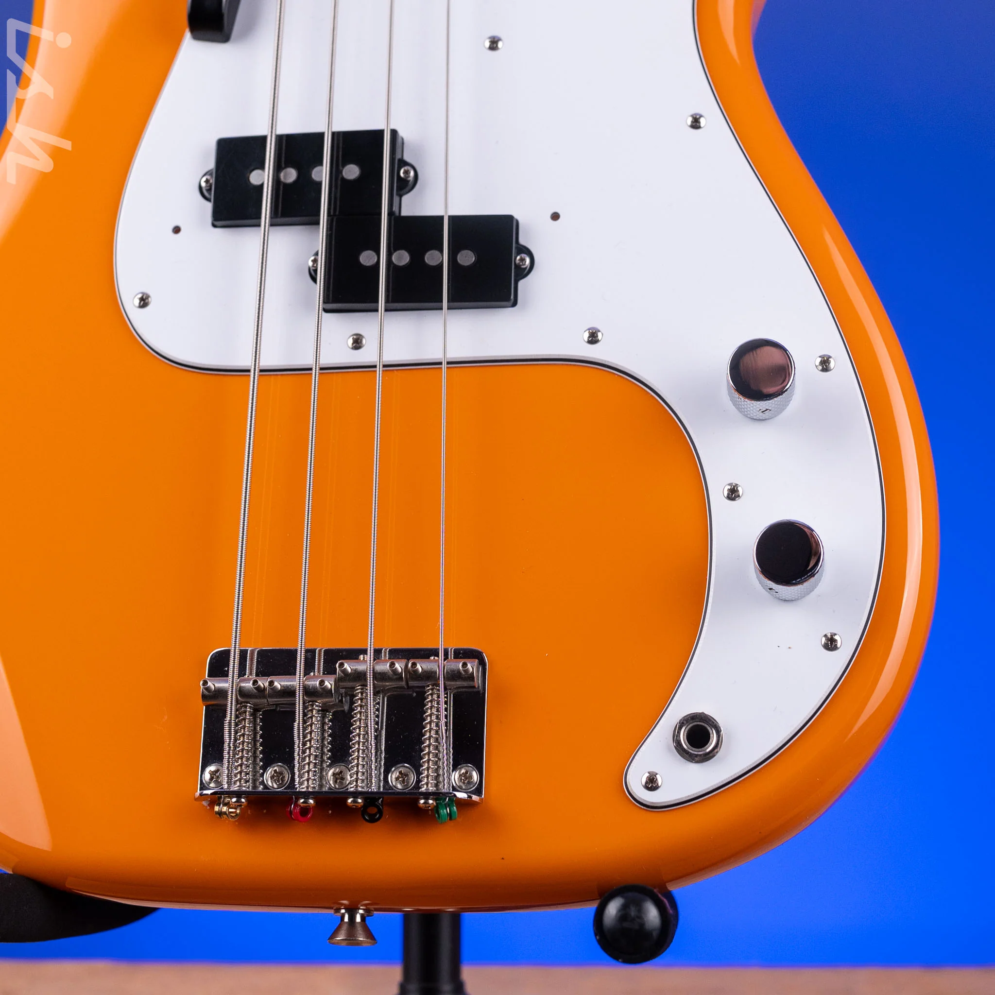 2004 Fender MIJ  Capri Orange Precision Bass - Image 5