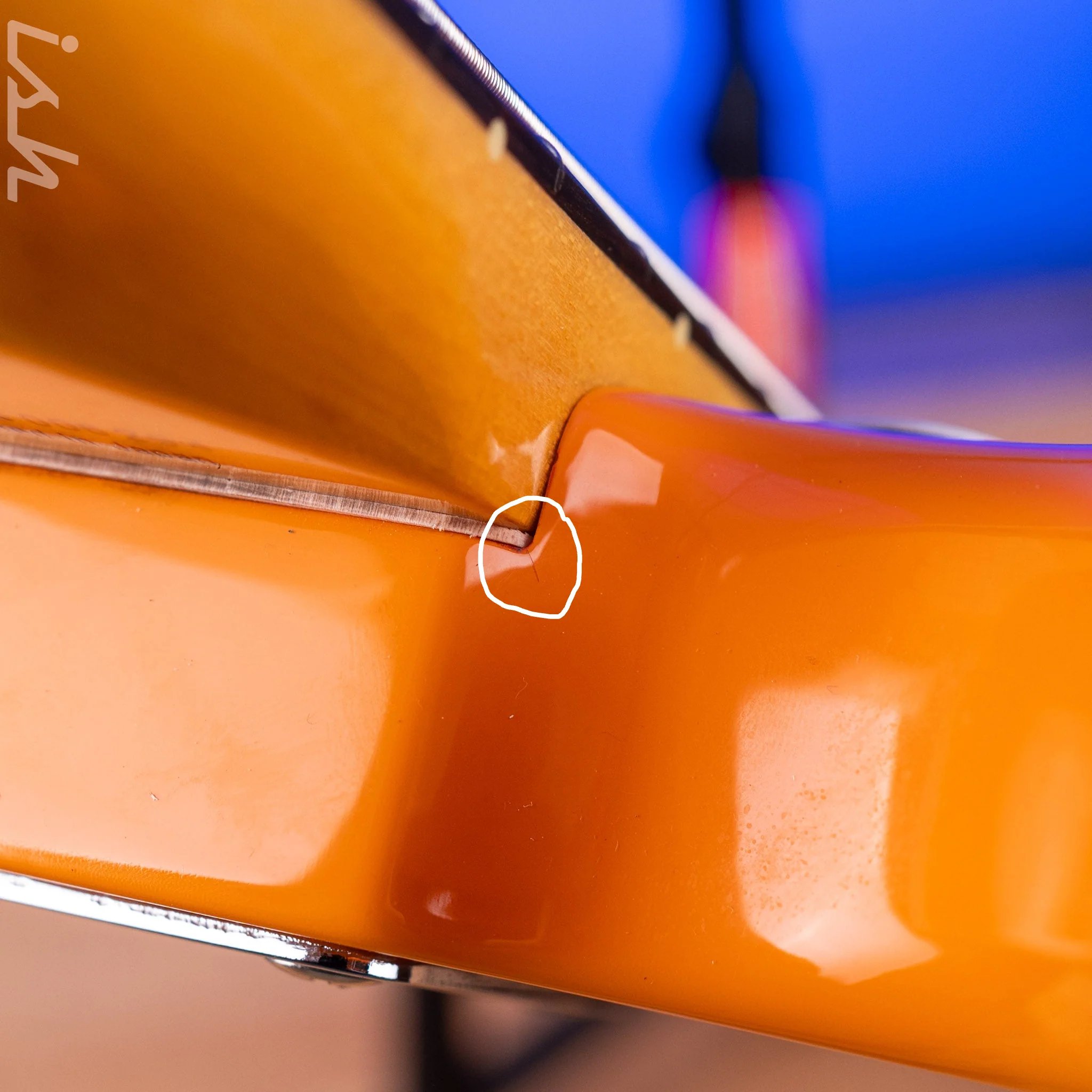 2004 Fender MIJ  Capri Orange Precision Bass - Image 8