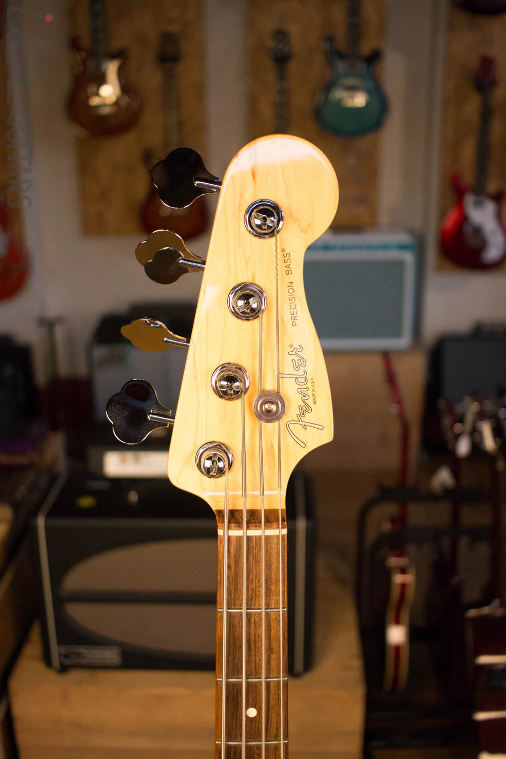 2010 Fender Precision Bass USA Sunburst - Image 6