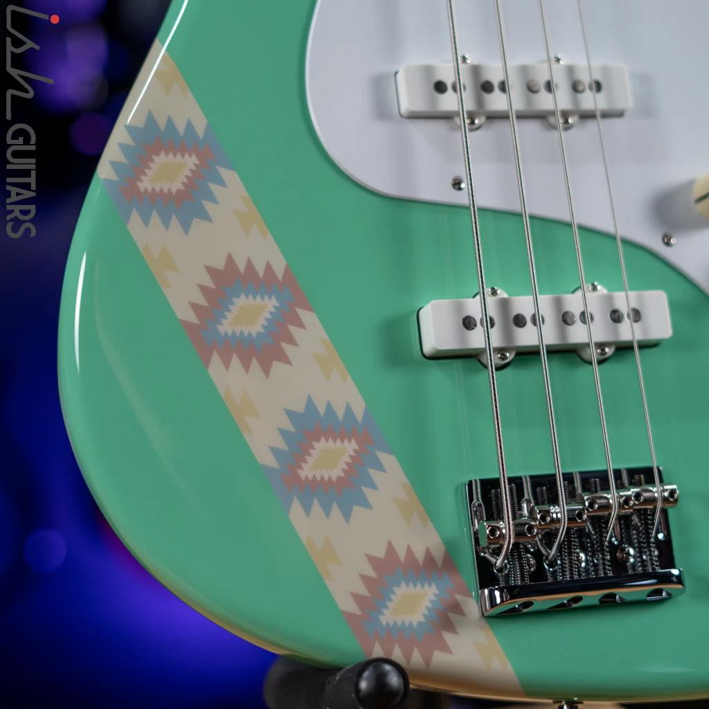 Fender Silent Siren Jazz Bass MIJ Surf Green - Image 5