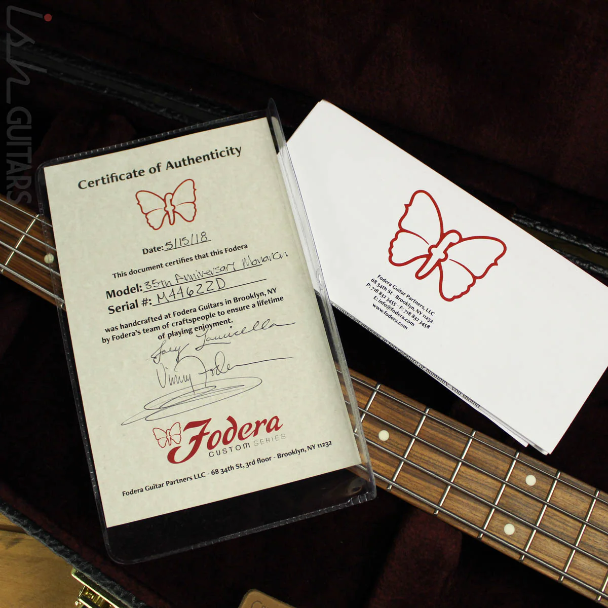 2018 Fodera 4 String Monarch 35th Anniversary MINT - Image 15
