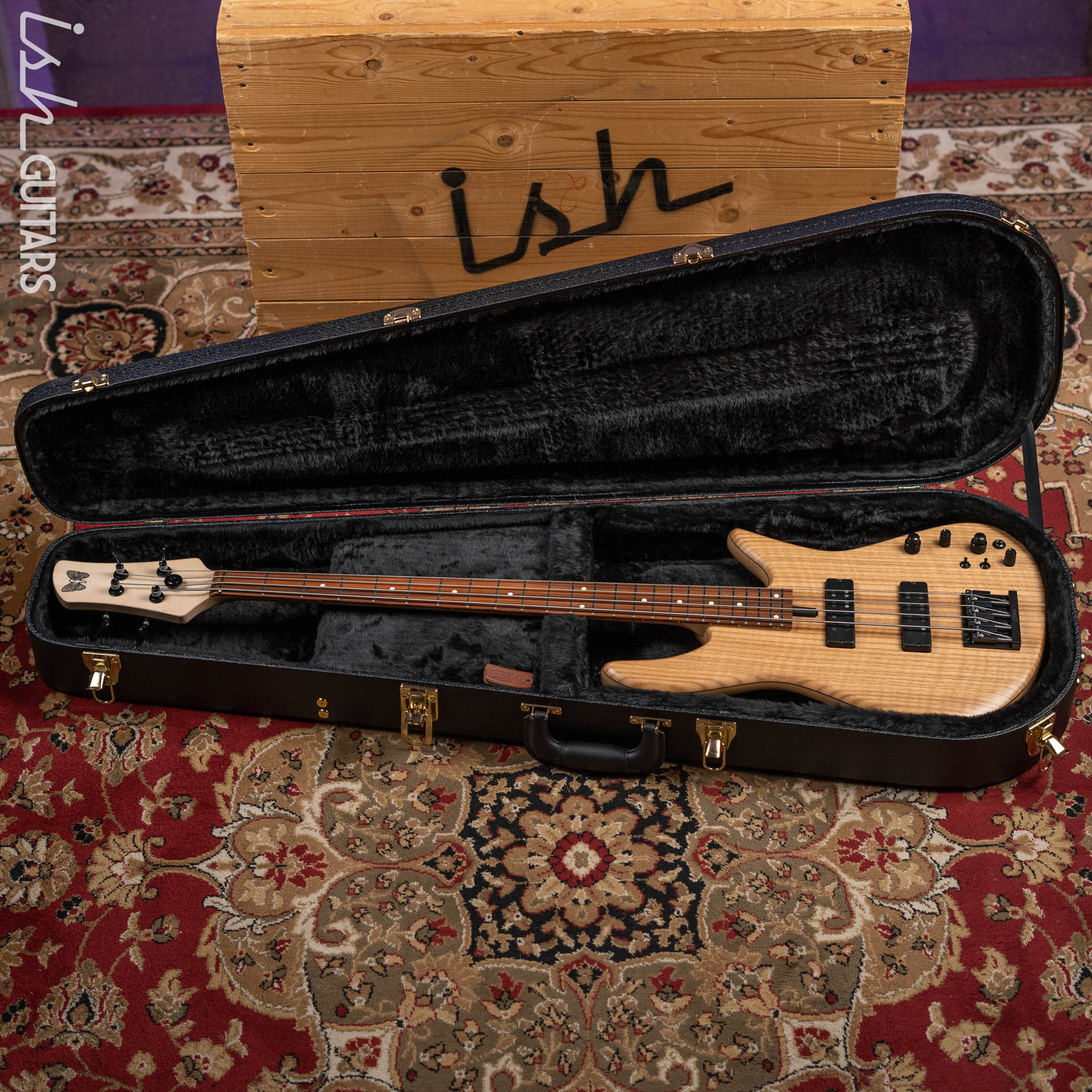 Fodera Emperor 4 Standard Natural Oak - Image 12