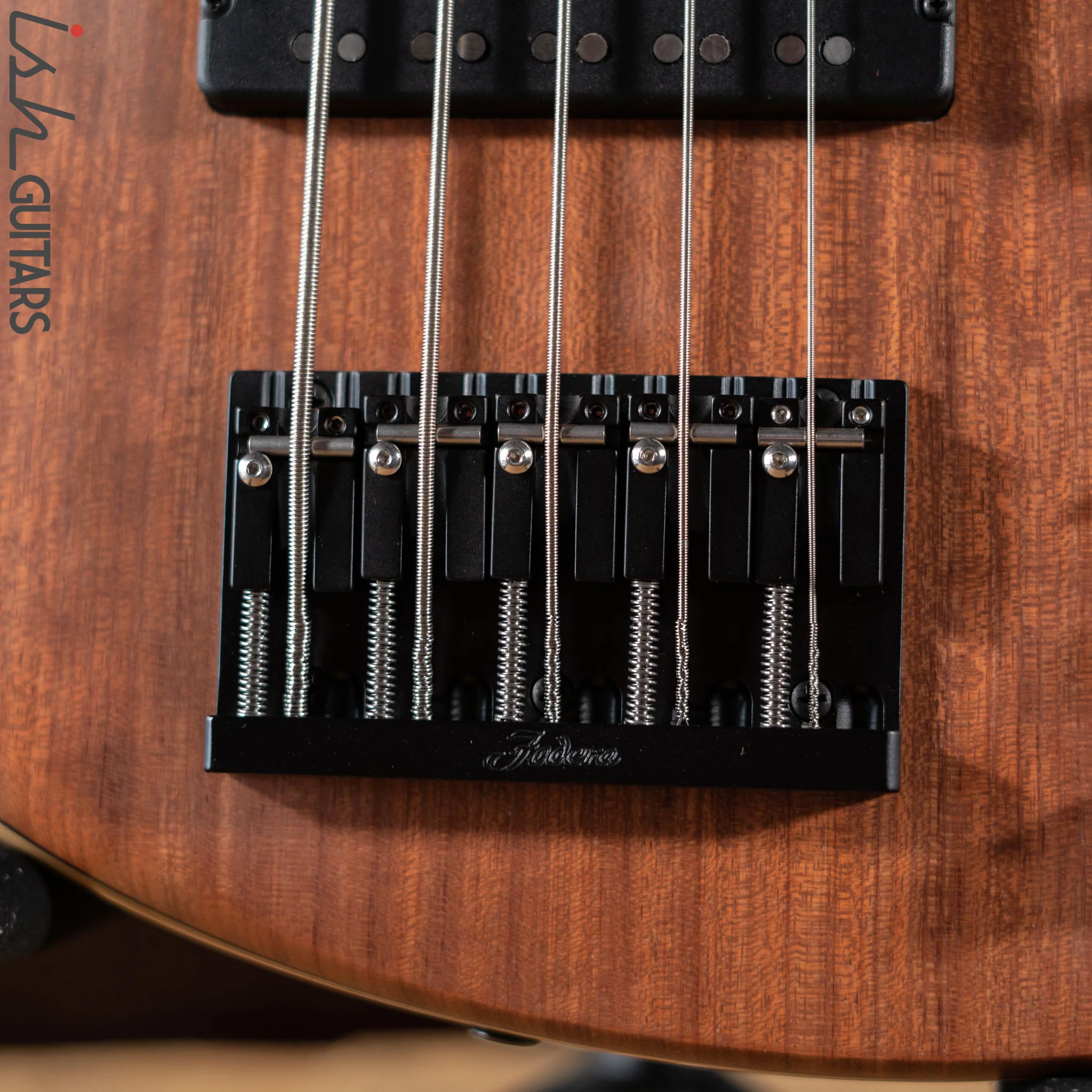 Fodera Emperor Deluxe 2022 Anniversary 5-String Bass Bubinga Top Natural Satin - Image 5